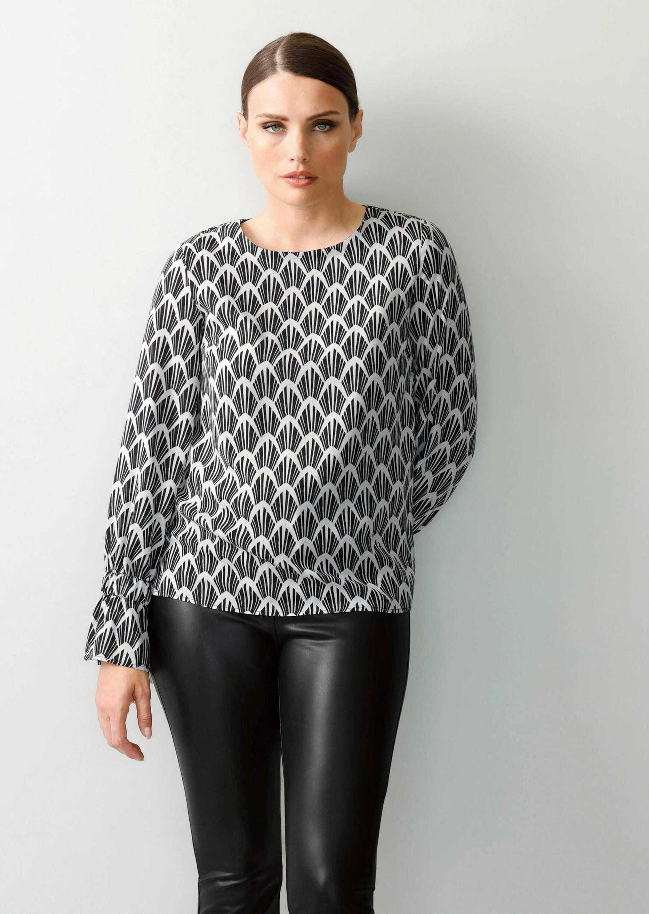 Schlupfbluse Bluse in Alloverprint