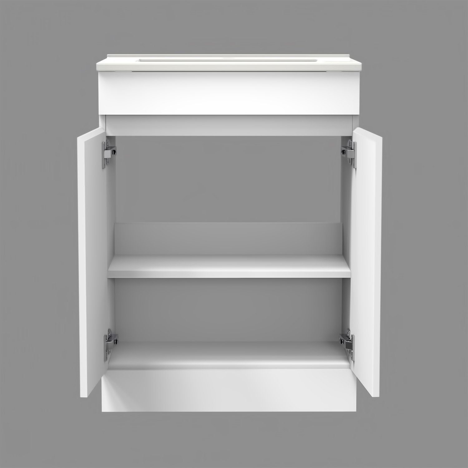duschspa Waschtisch Badmöbel in 60 cm Standschrank – Bild 5 von 5