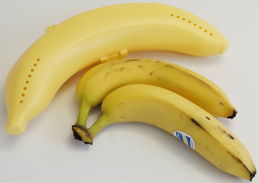 FACKELMANN Aufbewahrungsbox Fackelmann Bananentresor 25 x 7 cm – Bild 3 von 5