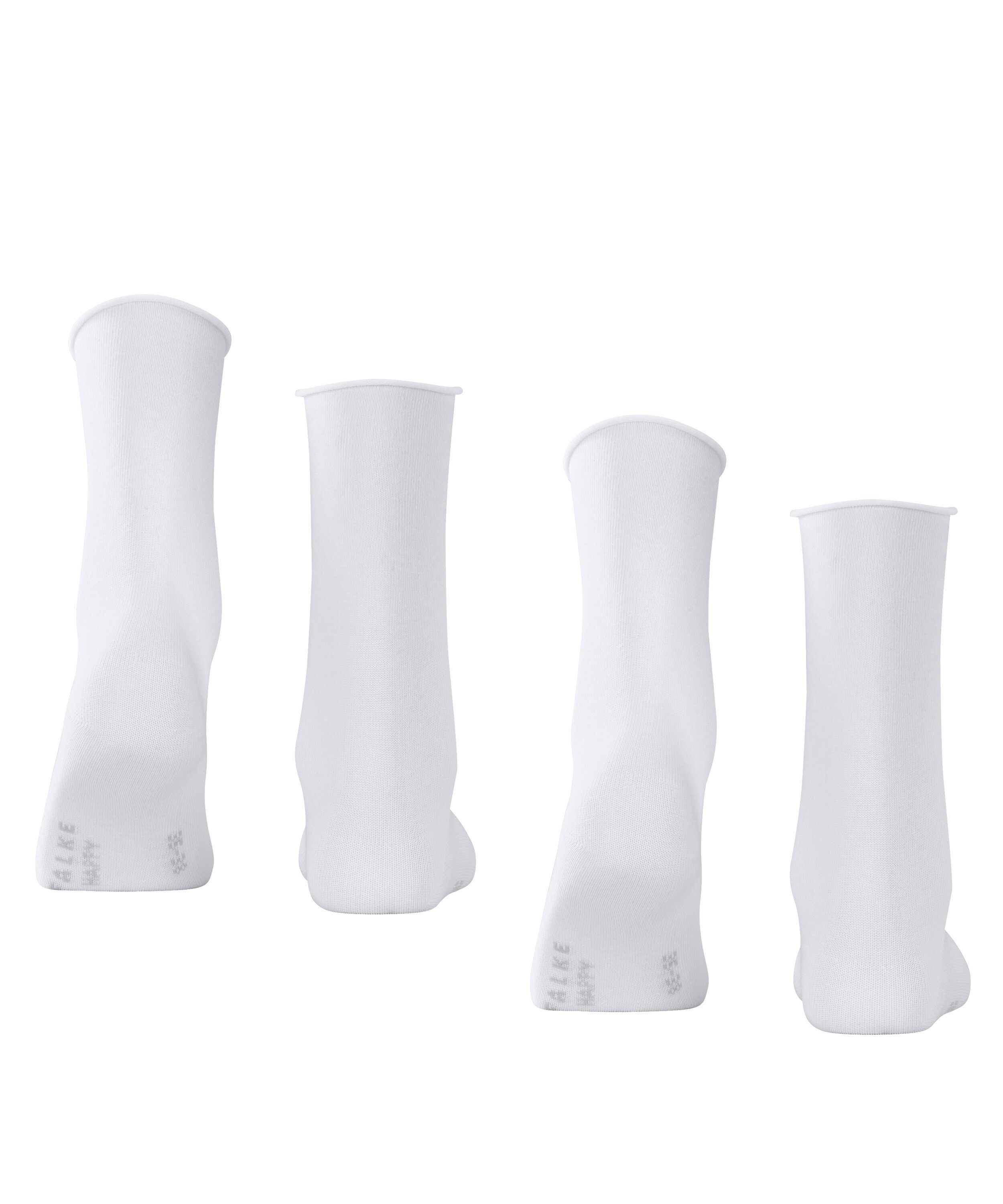 FALKE Socken Happy 2-Pack Socken (2-Paar) Set aus 2 Paar Baumwollstrümpfen
