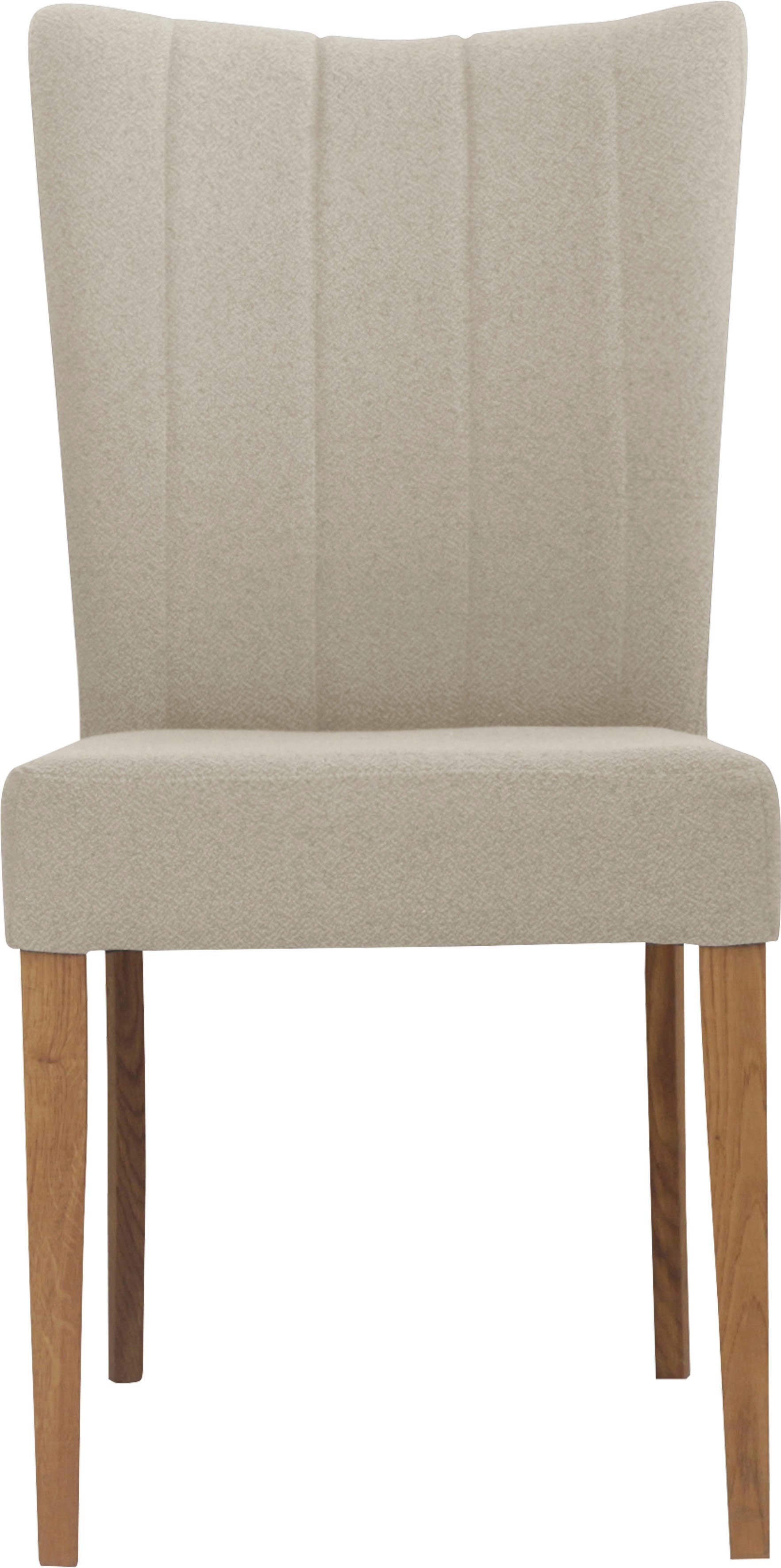 OTTO home 4-Fußstuhl Dia (Set, 2 St), Gestell Eiche massiv geölt