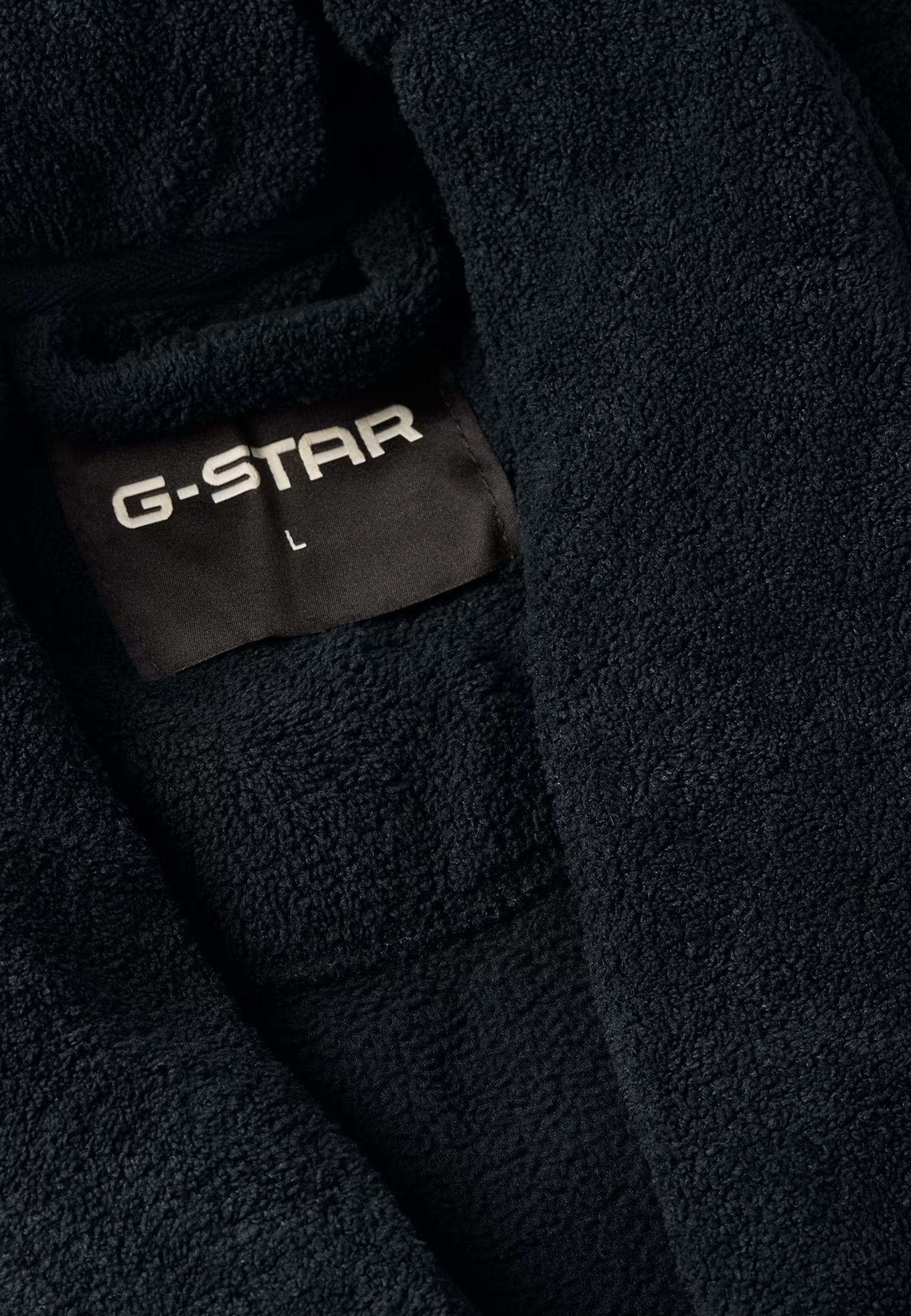 G-STAR Bademantel Bademantel ARGON, normale Länge, Baumwoll-Mischung, Gürtel