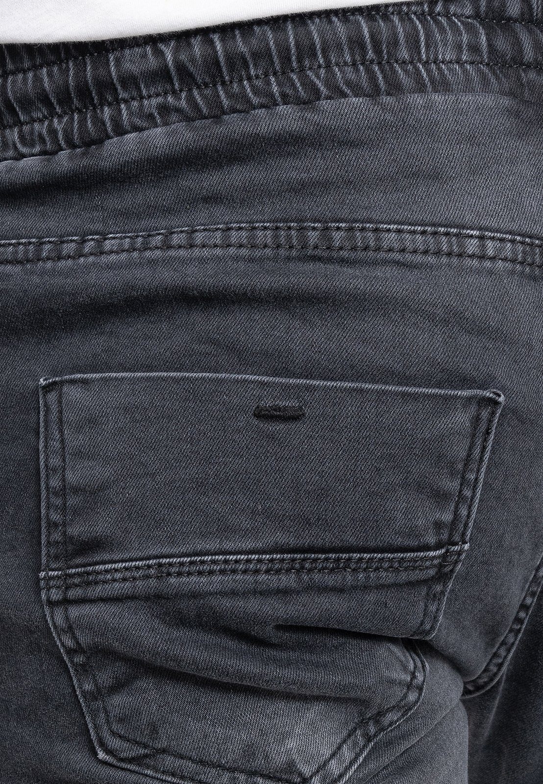 Rock Creek Regular-fit-Jeans Herren Jeans Jogger-Style Dunkelgrau RC-2190