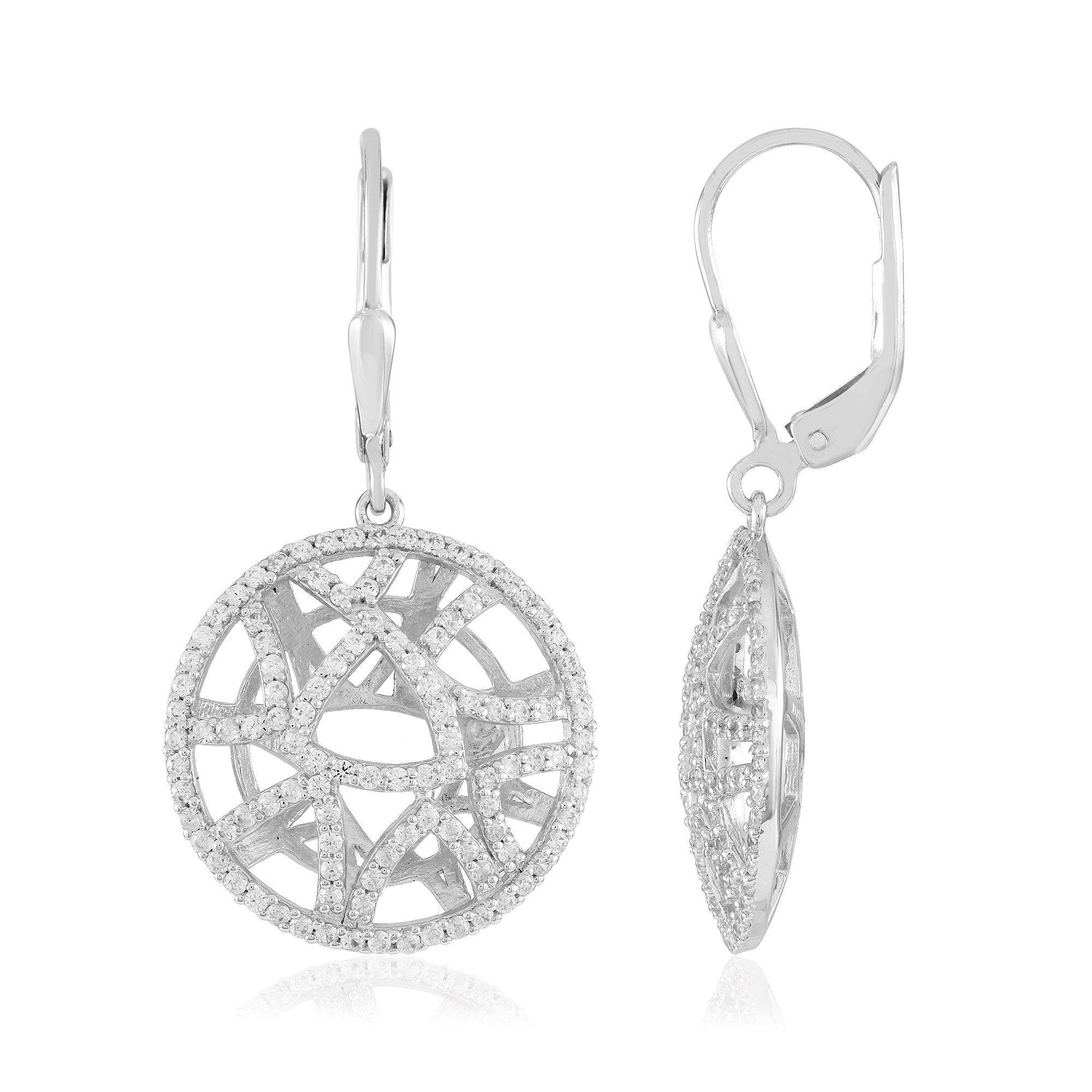 Cavill Ohrring-Set Ohrringe aus Sterlingsilber mit Zirkonia, 1,36 ct, Kambodscha (2-tlg)