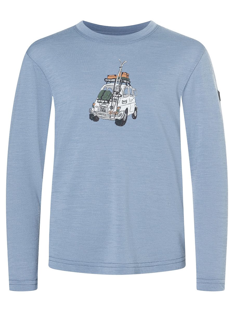 Langarmshirt für Kinder, Merino K CARSKI LS