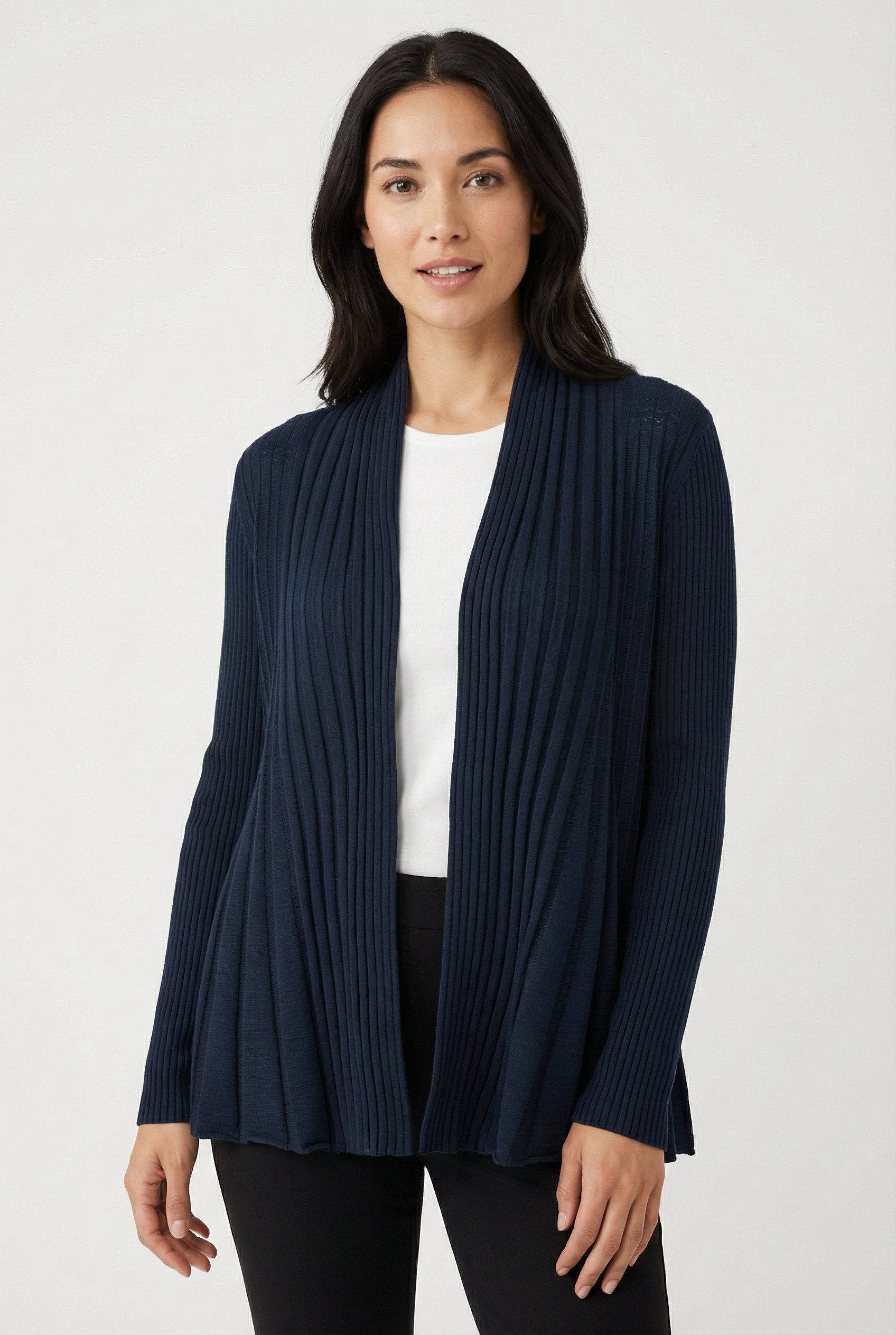 FREEQUENT Strickjacke FQCLAUDISSE-S-CAR in Feinstrick-Qualität und ohne Verschluss