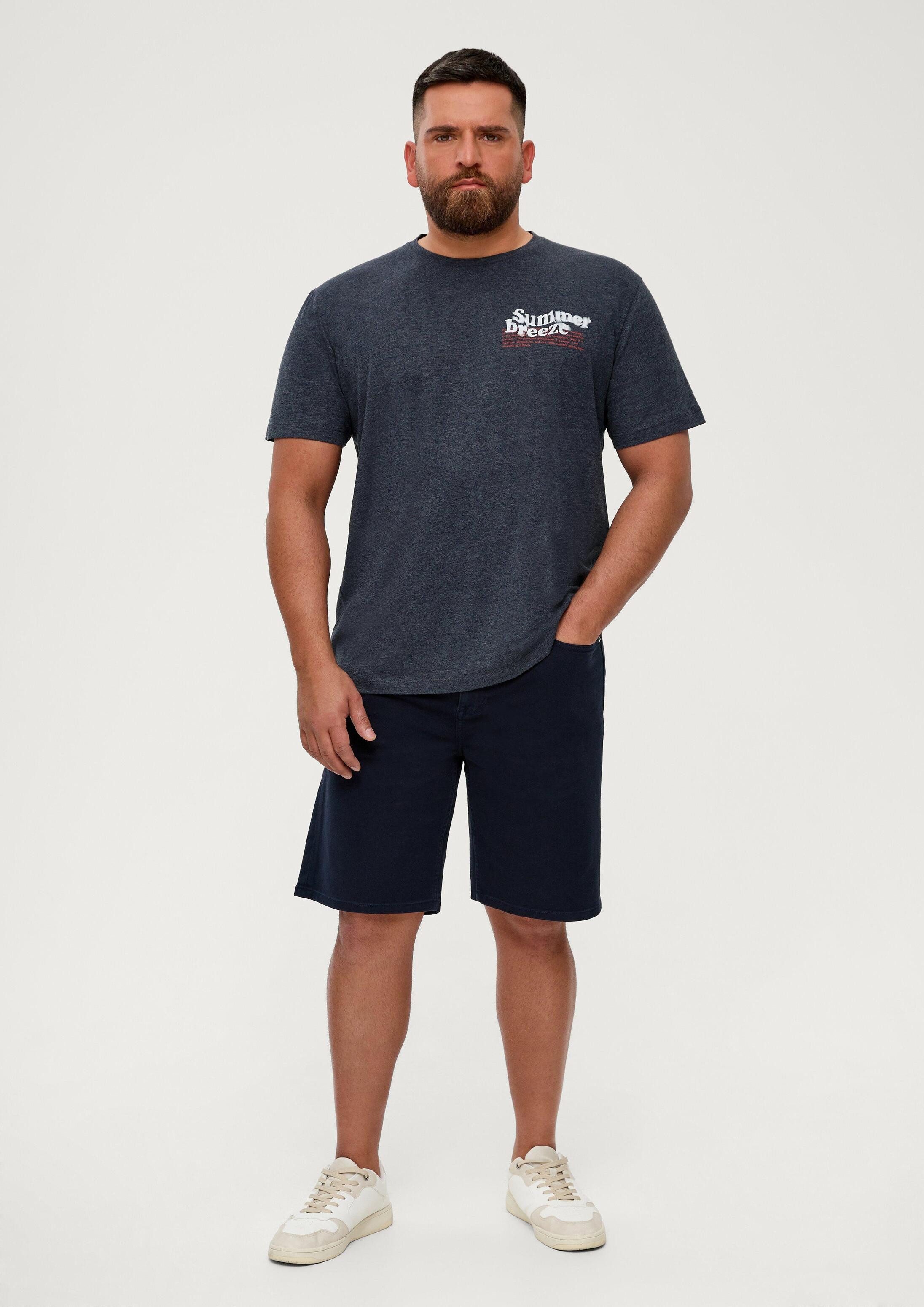 s.Oliver Kurzarmshirt T-Shirt T-Shirt mit Frontprint