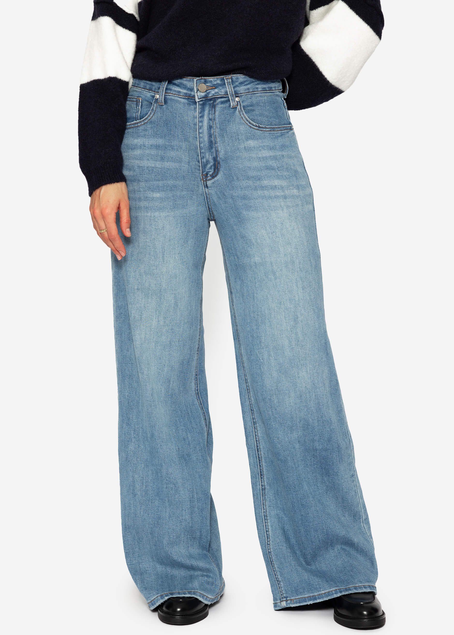 SASSYCLASSY 5-Pocket-Jeans Lockere Jeans Damen in günstig online kaufen