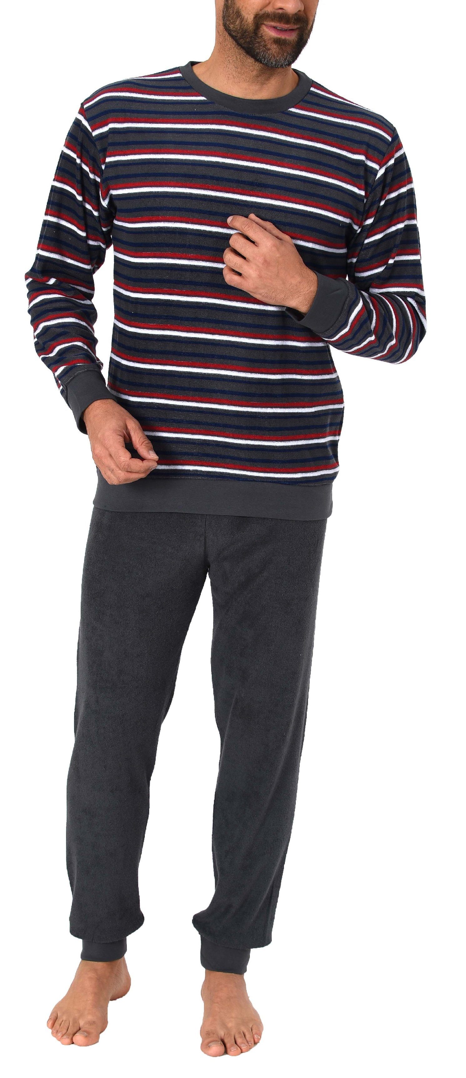 Normann Pyjama Herren Frottee Pyjama lang günstig online kaufen