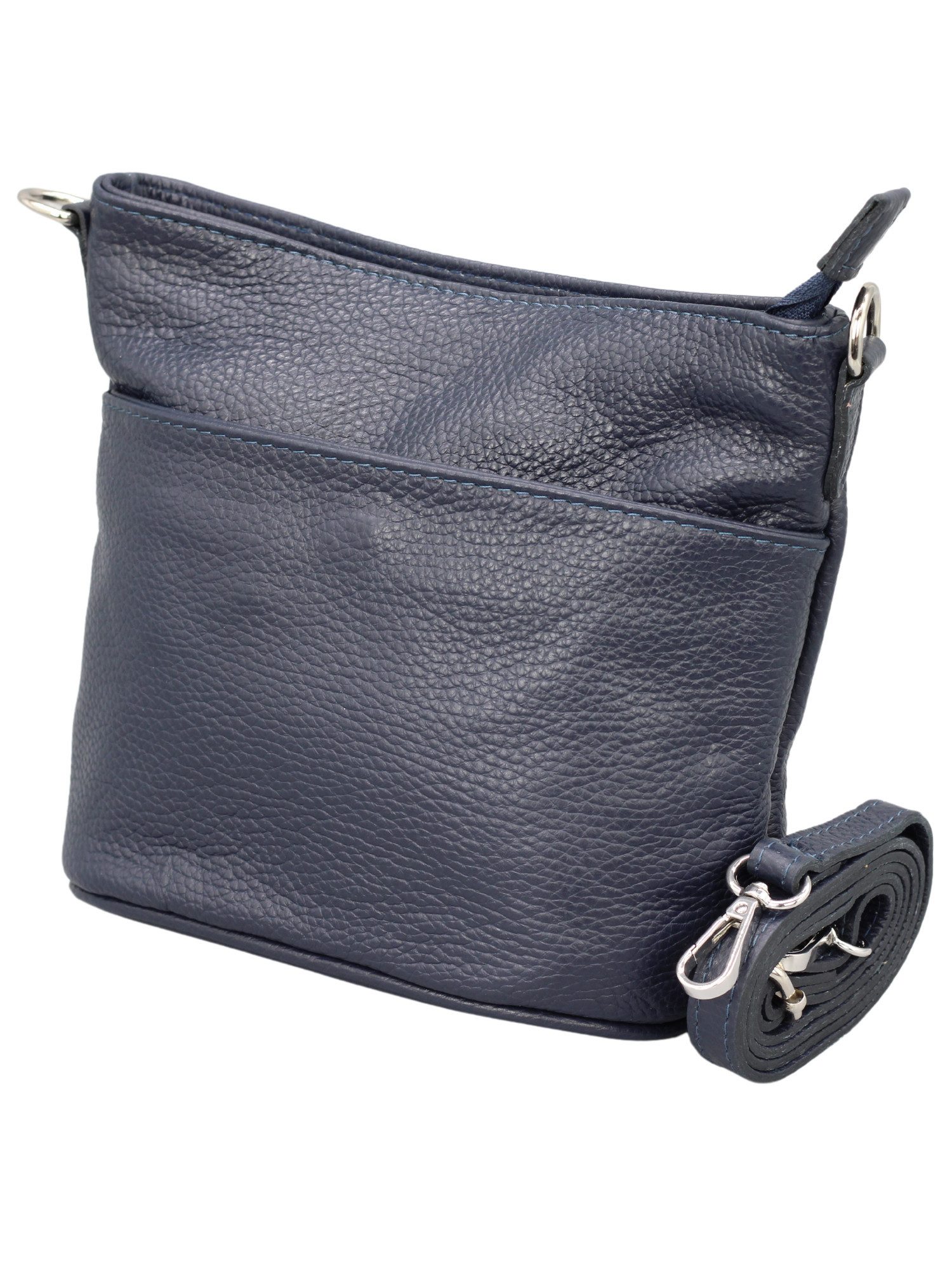 Adel Bags Schultertasche LINA Umhängetasche für Damen, Schultertasche Echtleder Gürteltasche