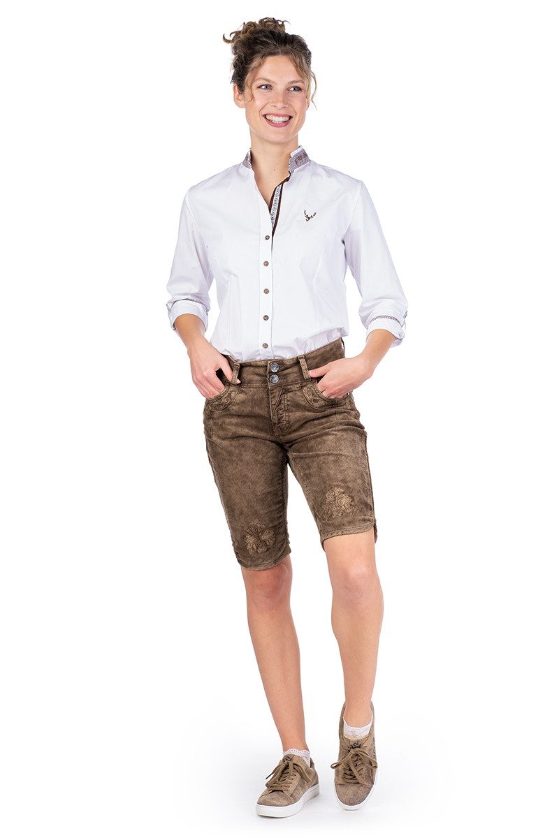 Orbis Textil GmbH & Co. KG Trachtenbluse Trachtenbluse - ADALIE - weiß – Bild 3 von 3