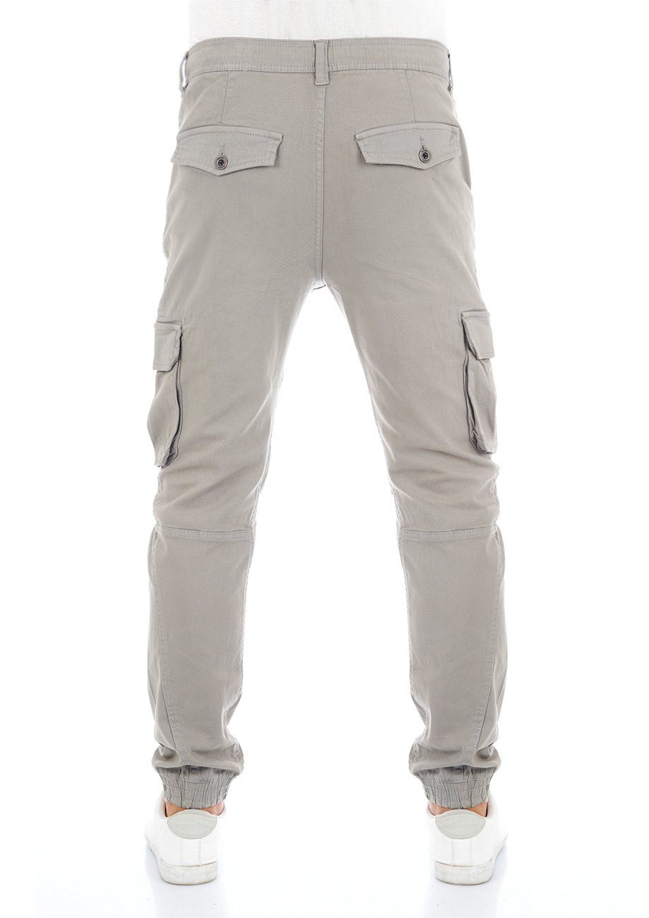 riverso Cargohose Herren Hose RIVHanno Slim Fit Outdoor Freizeithose mit Stretch