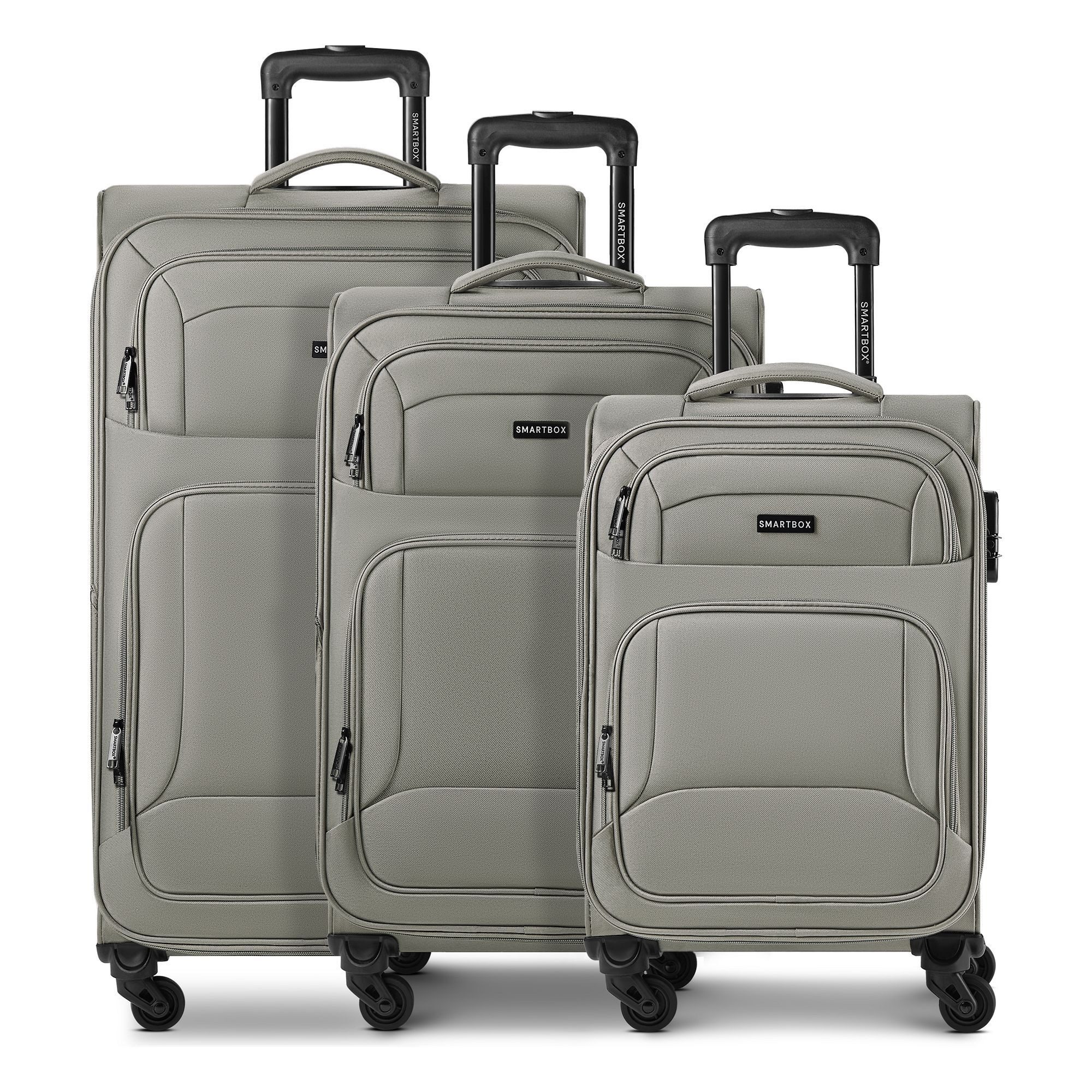 Smartbox Kofferset Edition 04 4 Rollen Kofferset 3-teilig mit Dehnfalte, (Set)