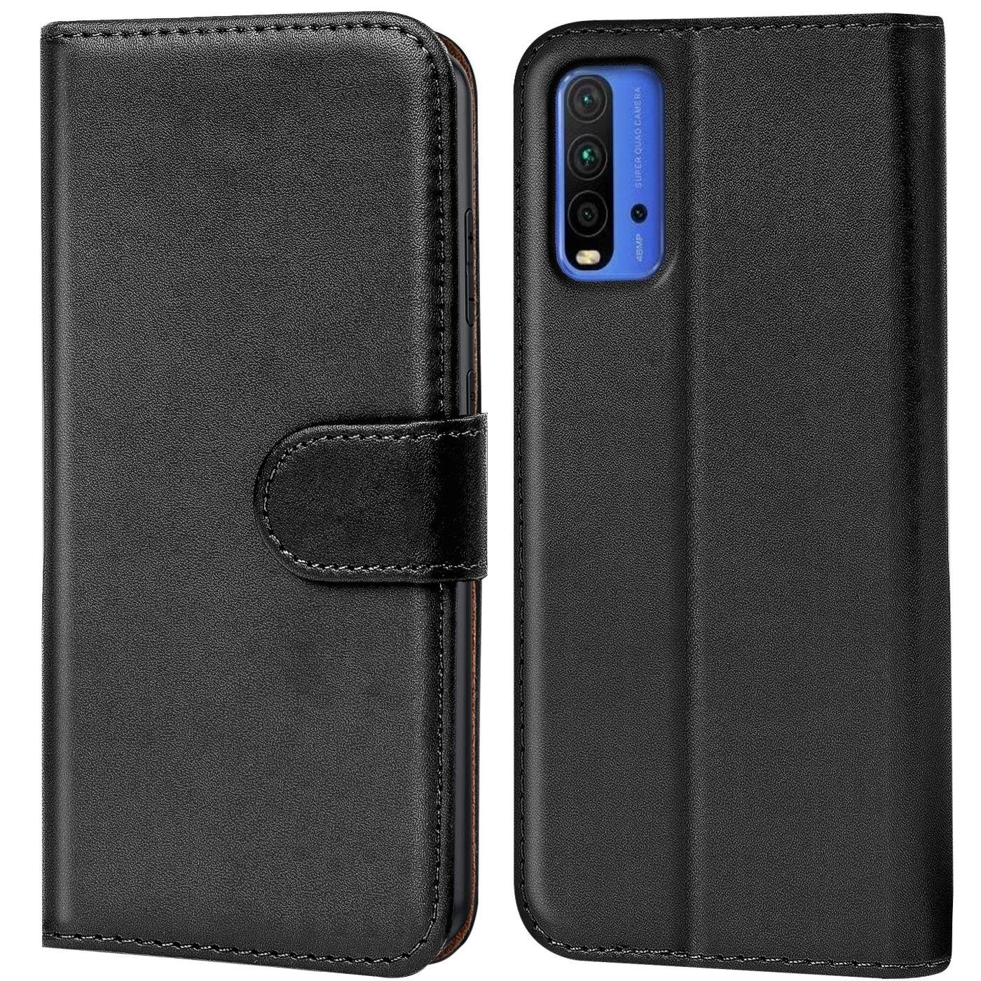 CoolGadget Handyhülle Book Case Handy Tasche für Xiaomi Redmi 9T 6,53 Zoll, Hülle Klapphülle Flip Cover für Redmi 9T Schutzhülle stoßfest