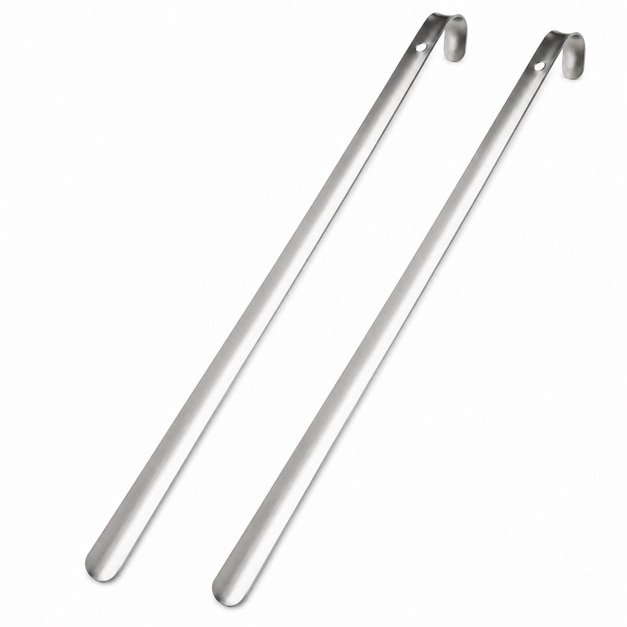 Schuhlöffel 2 x Bayli 80cm Schuhlöffel aus Edelstahl, Schuhanzieher Extra Lang