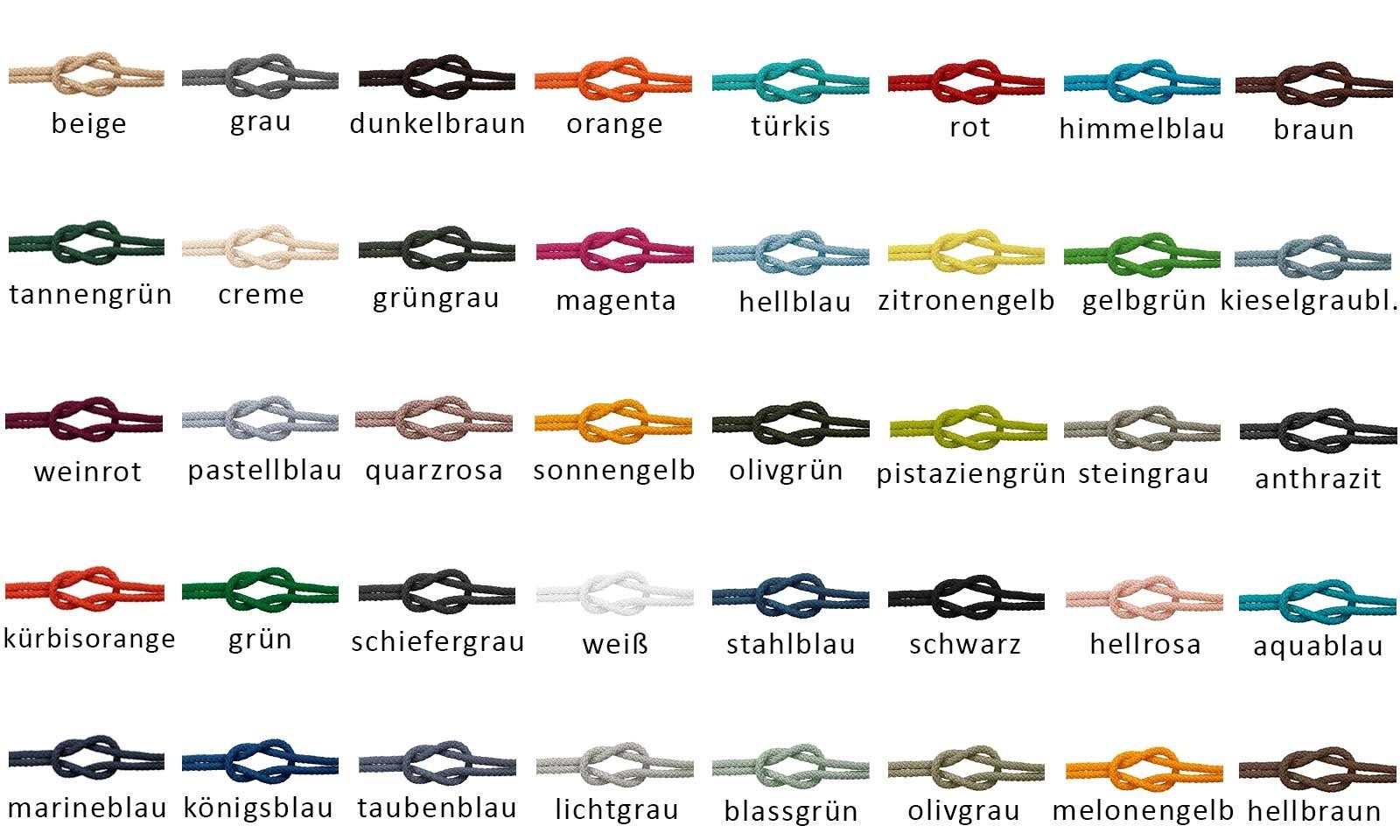 maDDma Seil 200m Polyester-Seil Ø 5,5mm, Farbwahl, dunkelbraun