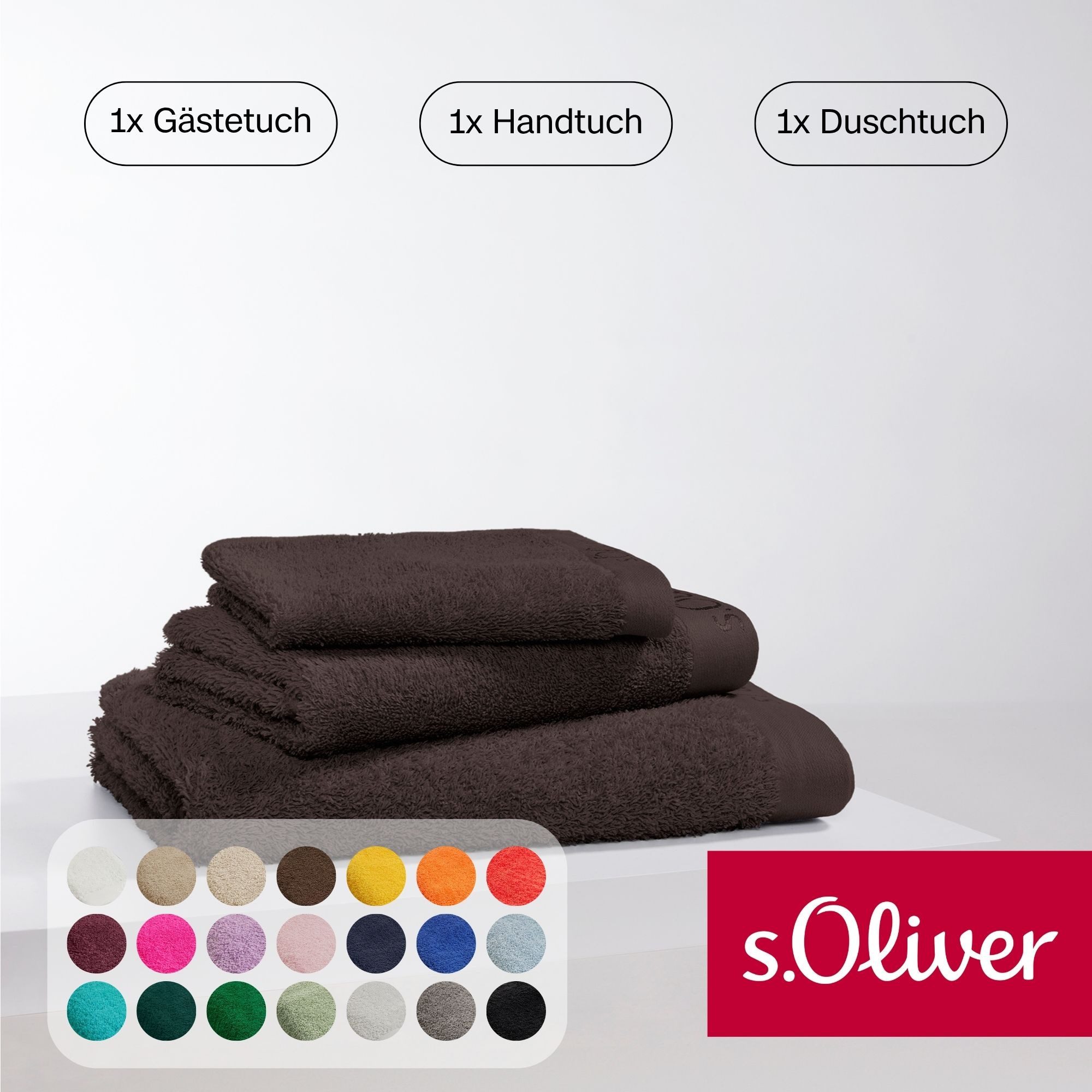 s.Oliver Handtuch Set s.Oliver, Premium Qualität, günstig online kaufen