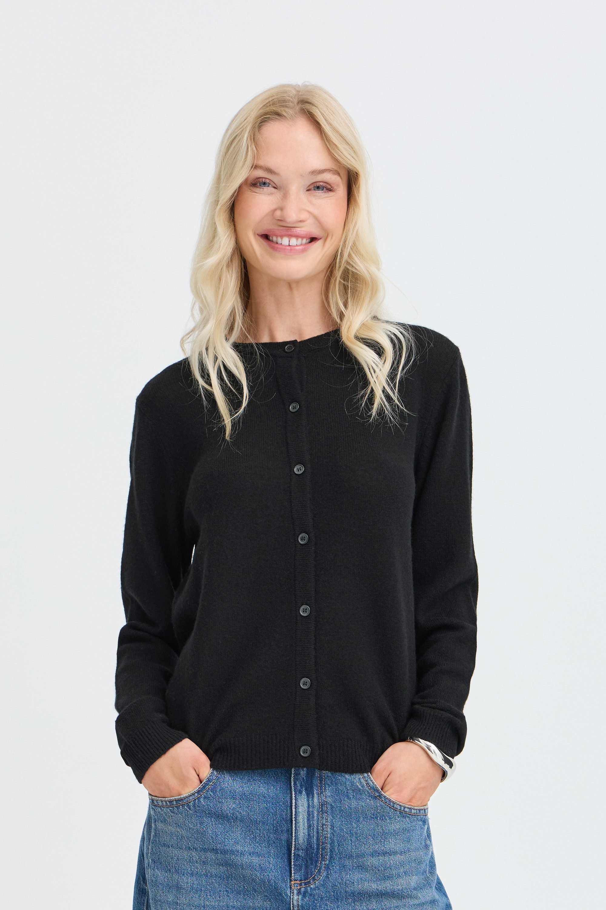 b.young Cardigan Strick-Cardigan langarm BYOSANNA