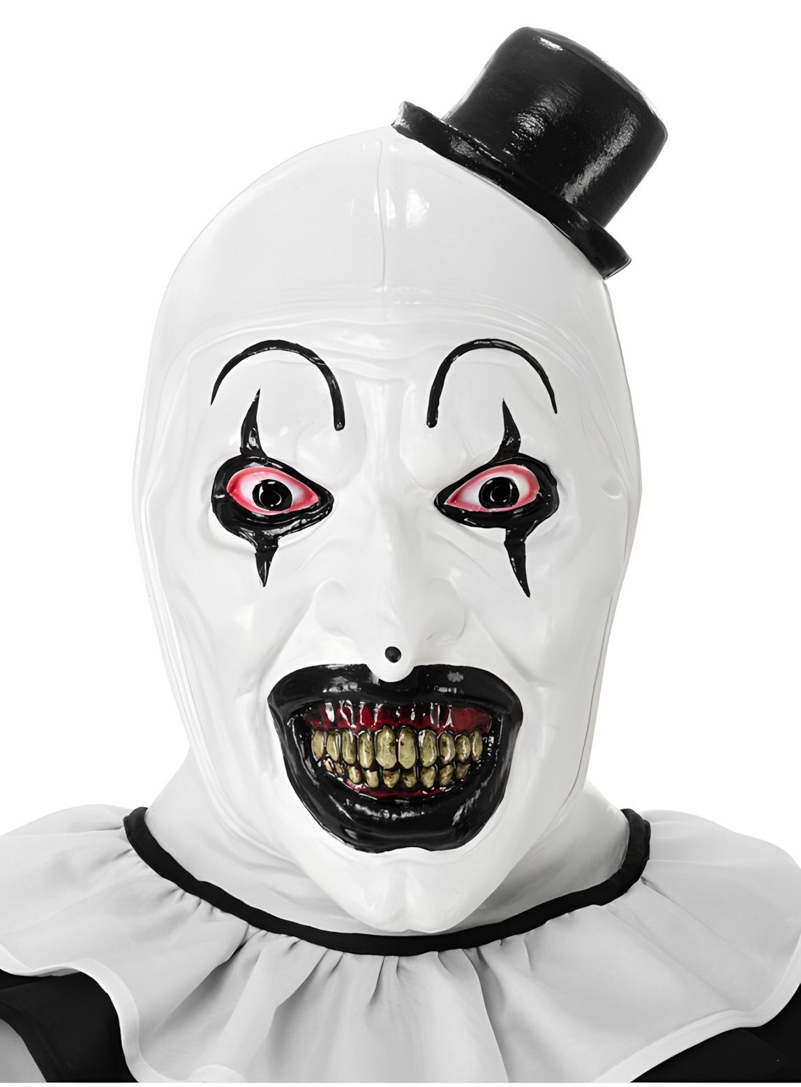 CHAKS Verkleidungsmaske Horrorclown - Halloween Maske Herren Gruselkostüm, Der schräge Horrorclown aus der beliebten Horrorfilm-Reihe