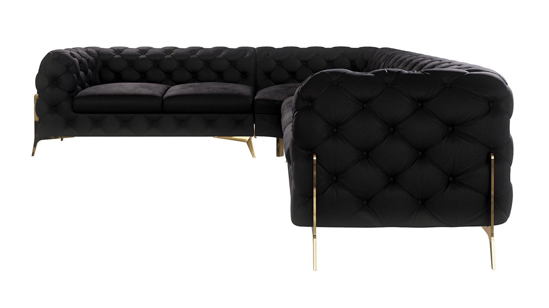 S-Style Möbel Ecksofa Ashley, Chesterfield mit günstig online kaufen