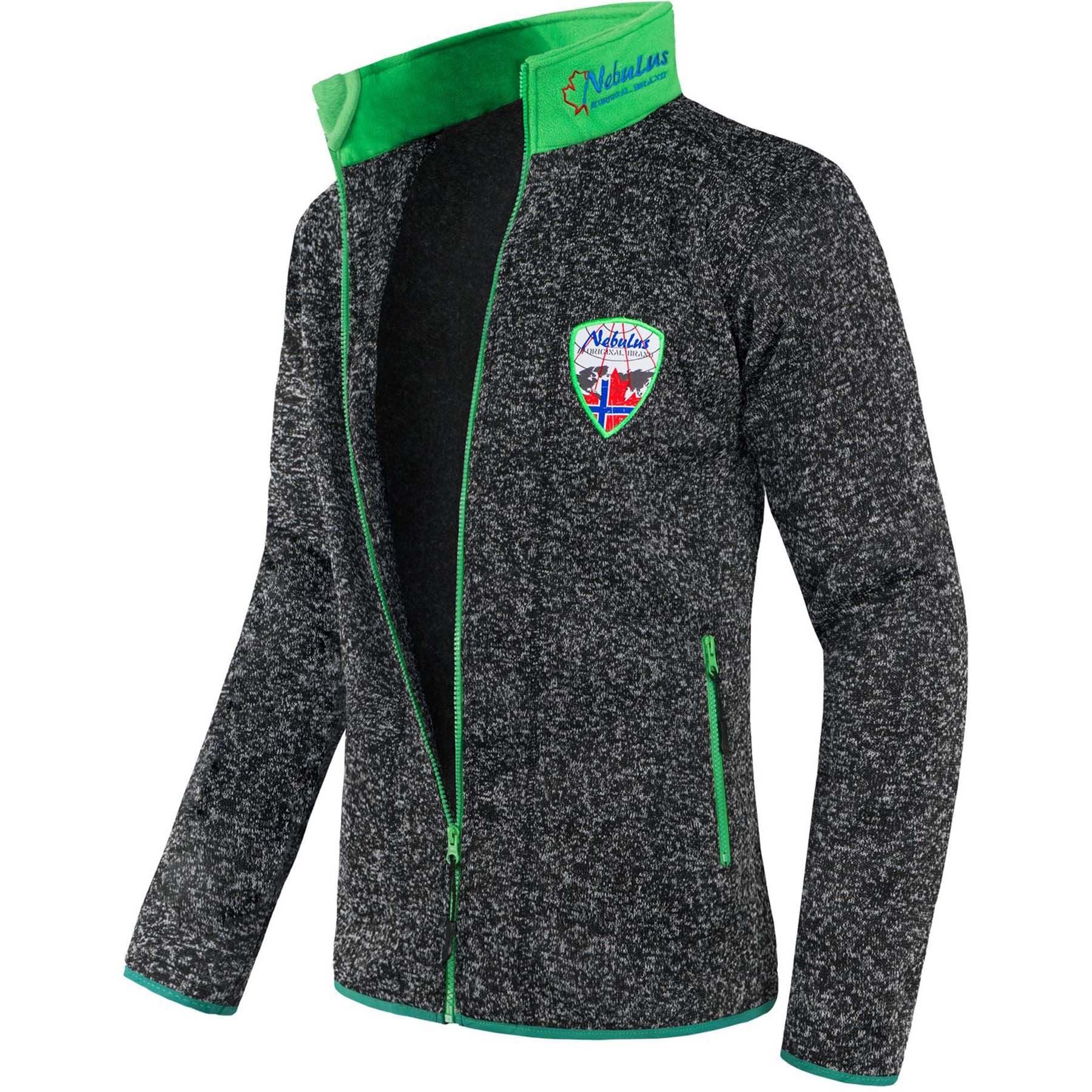 Fleecejacke VLADO, P2030 - Herren, schwarz-grün, M
