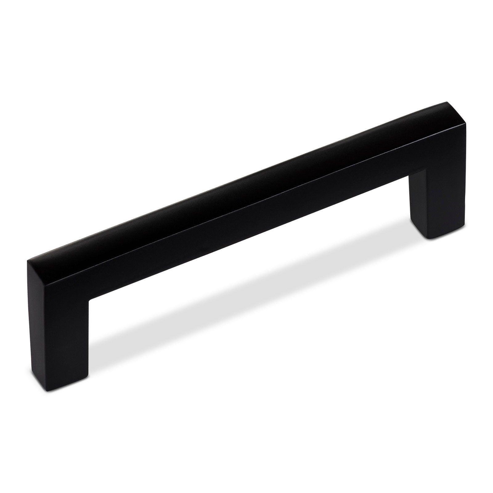 SO-TECH® Möbelgriff Bügelgriff BLACKLINE I schwarz matt, Schrankgriff aus Aluminium (1-St), Bohrlochabstand (BA) 96 mm, inkl. M4 Befestigungsschrauben