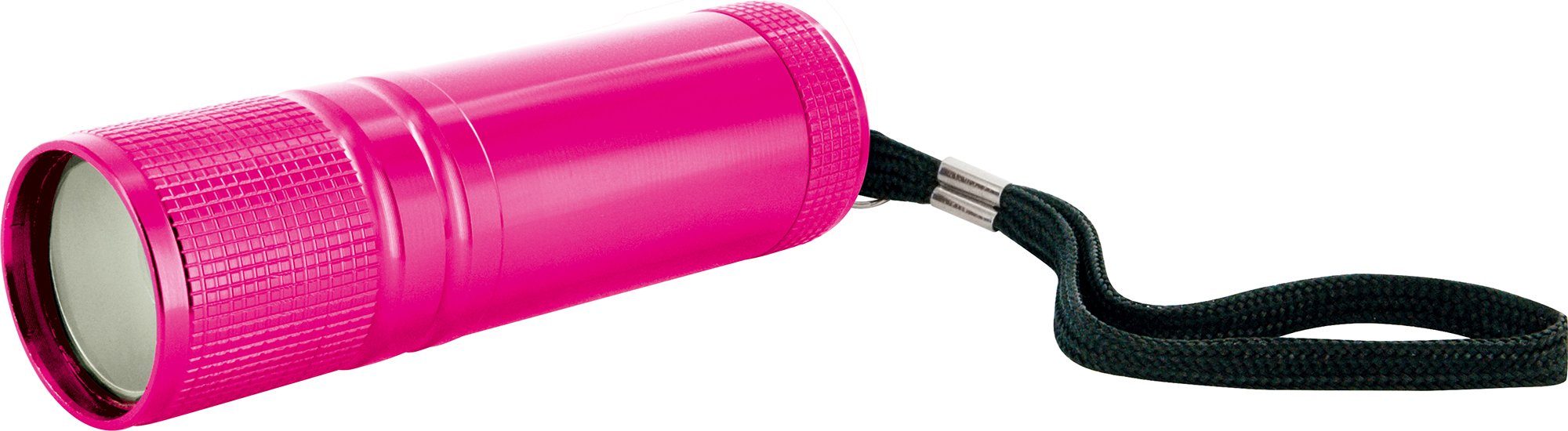 Schwaiger LED Taschenlampe TLED200P 531 (1-St., schlagfest, spritzwassergeschützt), mit Handschlaufe pink