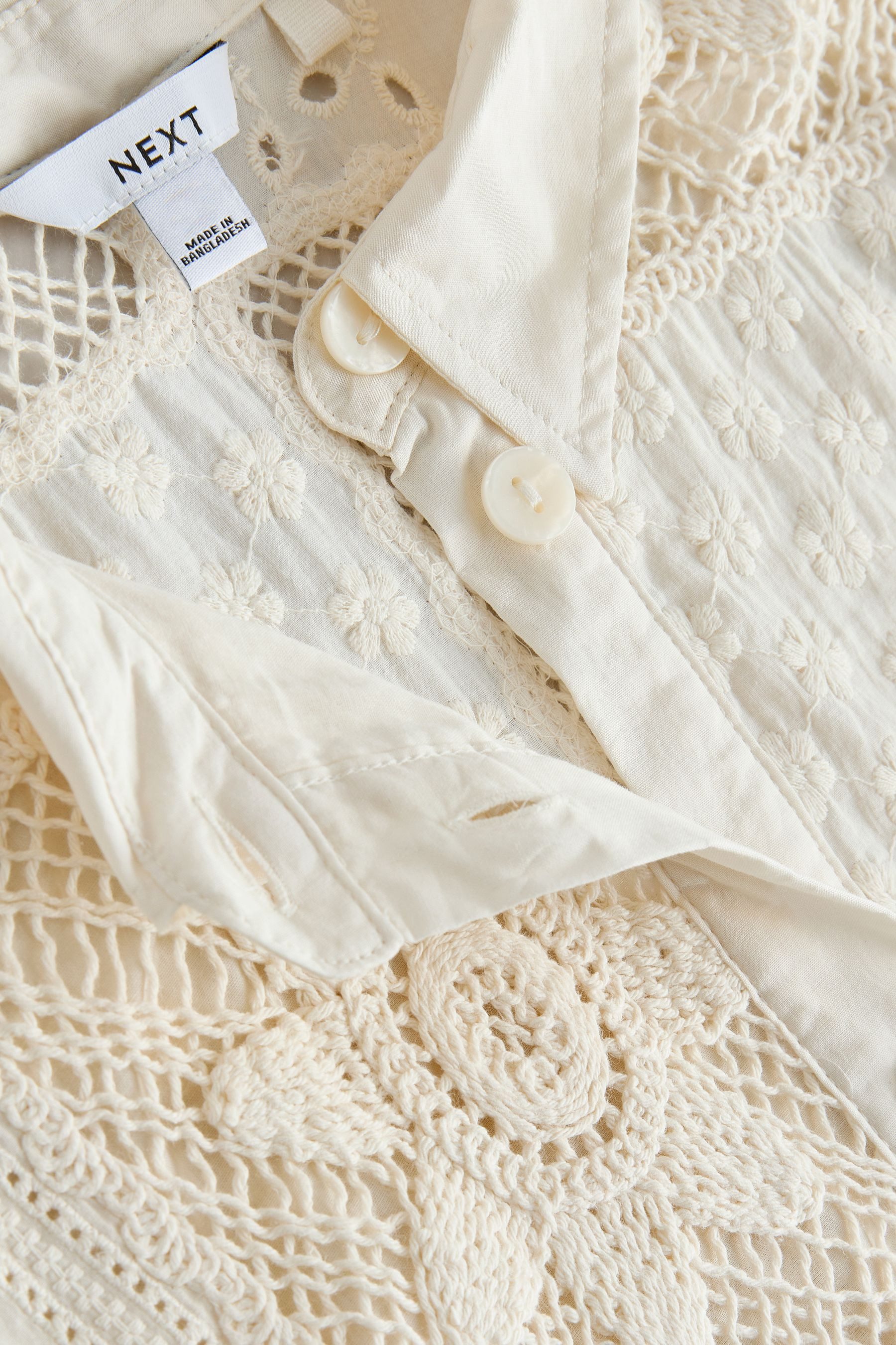 Next Strandshirt Gehäkelte Bluse (1-tlg) günstig online kaufen