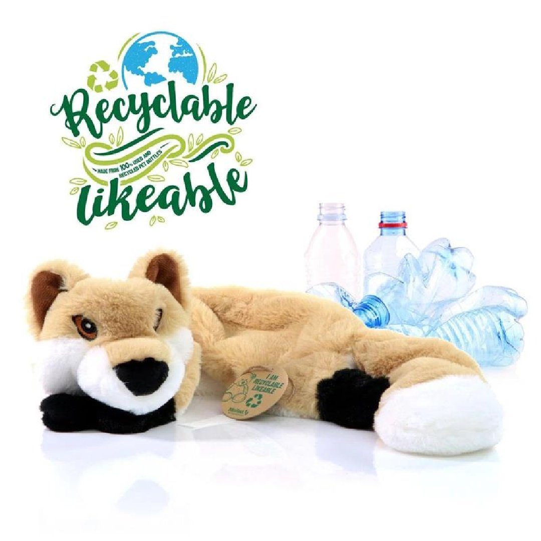 Minifeet Tierball Hundespielzeug Polyester RecycelFuchs