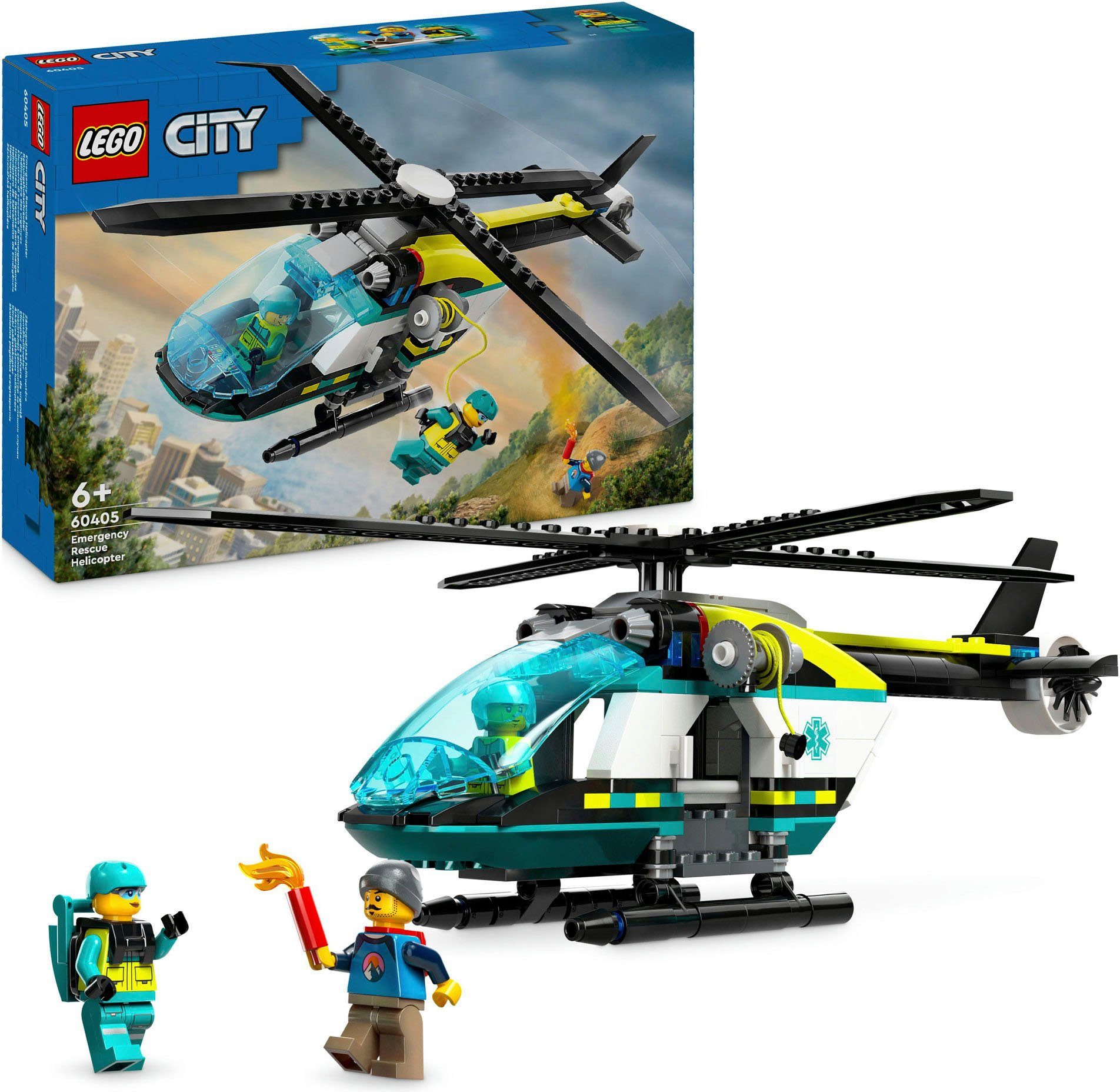 Rettungshubschrauber (60405), LEGO City Konstruktionsspielsteine