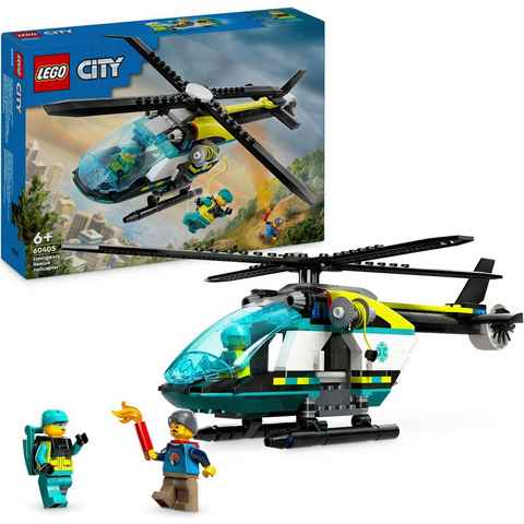 LEGO® Konstruktionsspielsteine Rettungshubschrauber (60405), LEGO City, (226 St), Made in Europe