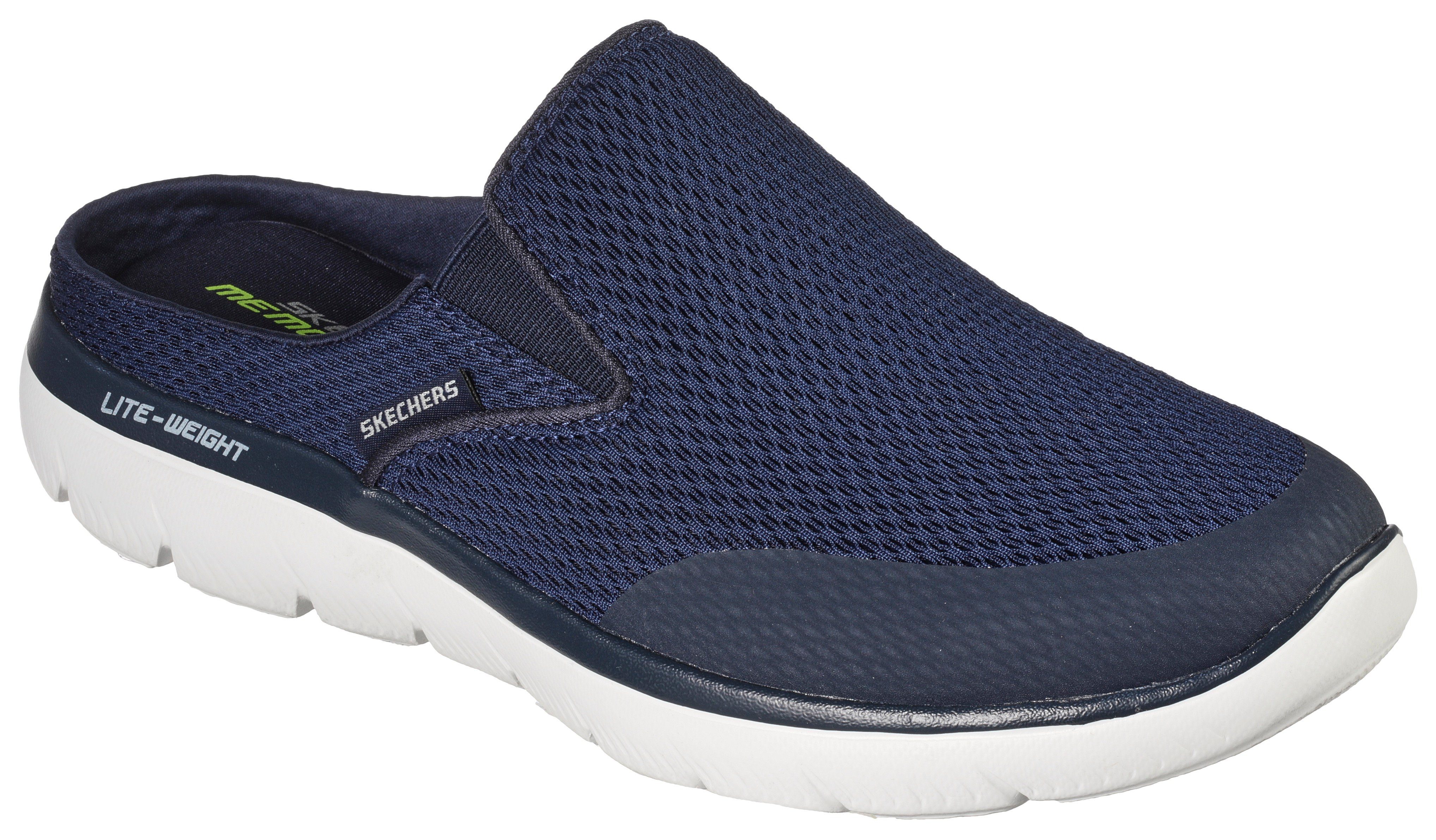 navy Skechers sportiven Clog im SUMMITS Look