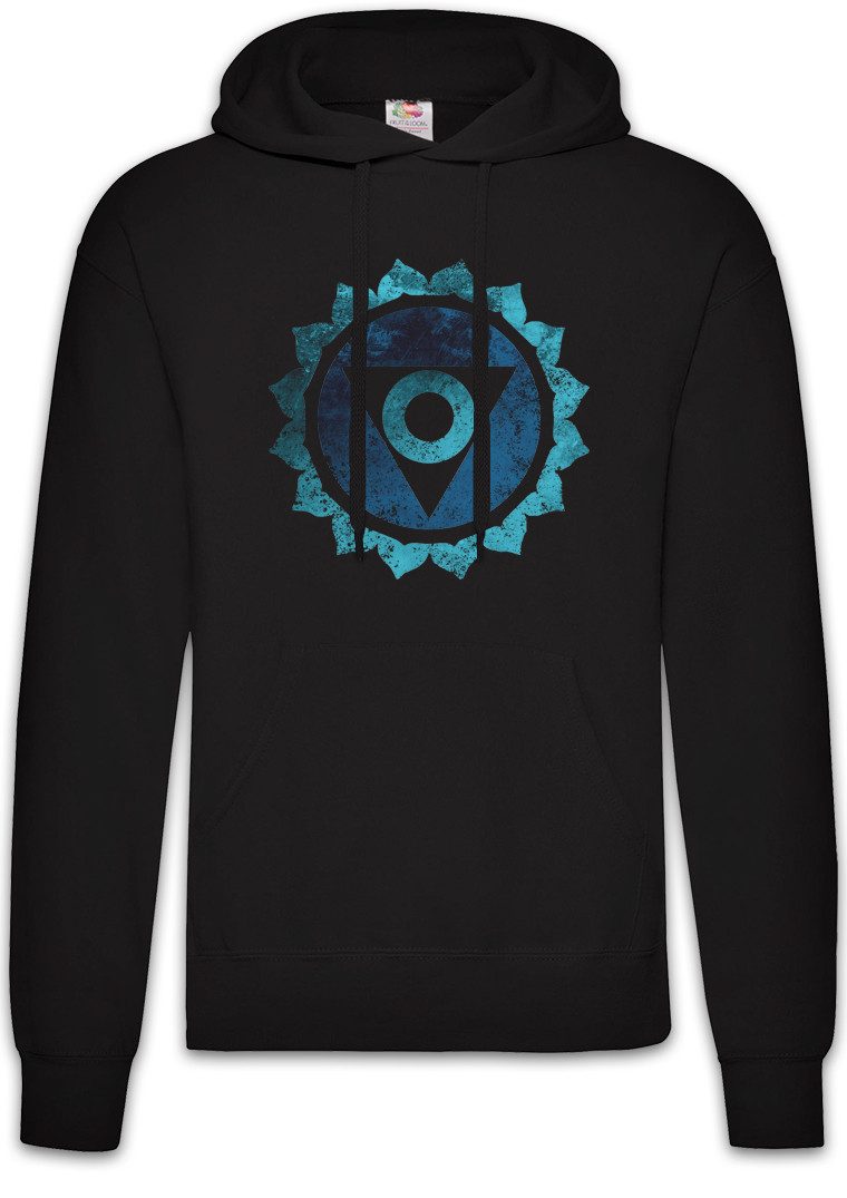 Hoodie Chakra Vishuddha Herren Hoodie Hals Kehle Throat Halschakra