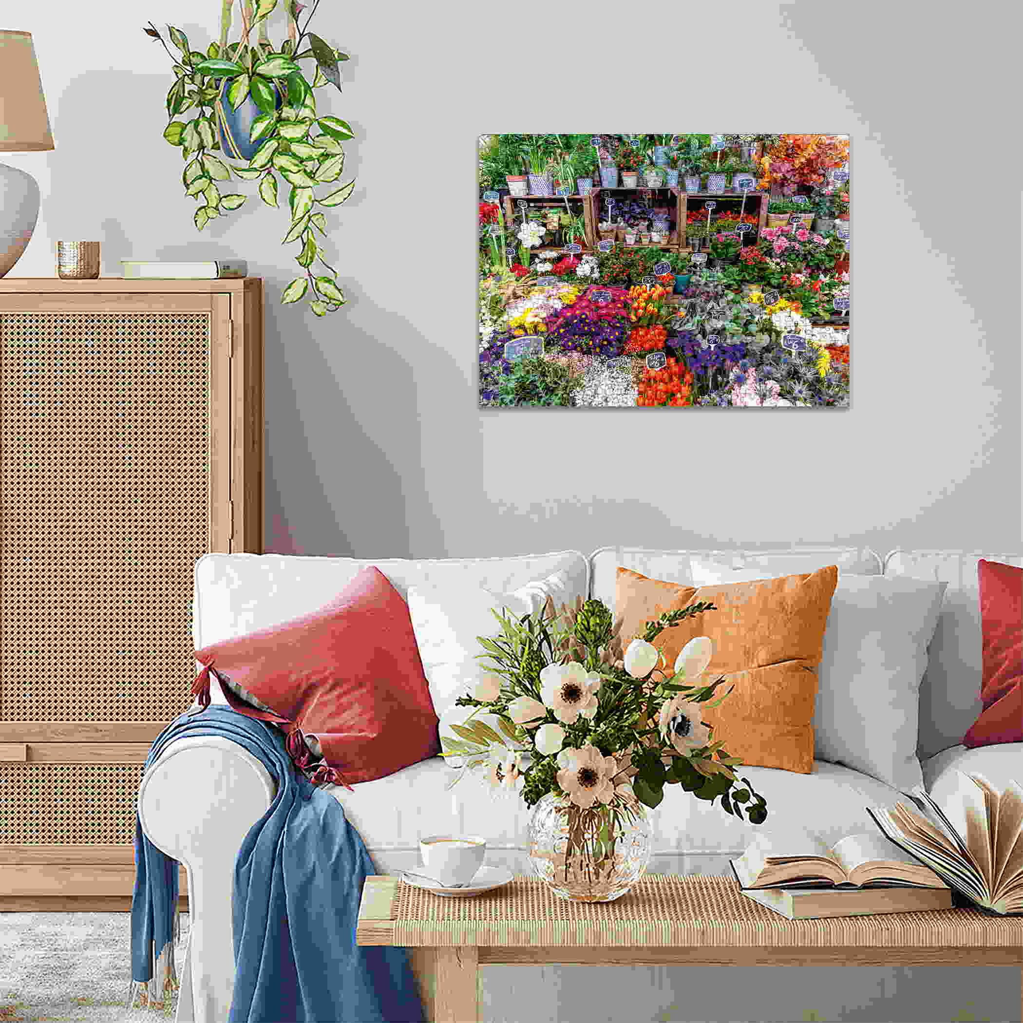 Ravensburger Puzzle 500 Teile Puzzle Blumenmarkt, Frankreich 12001815, Puzzleteile