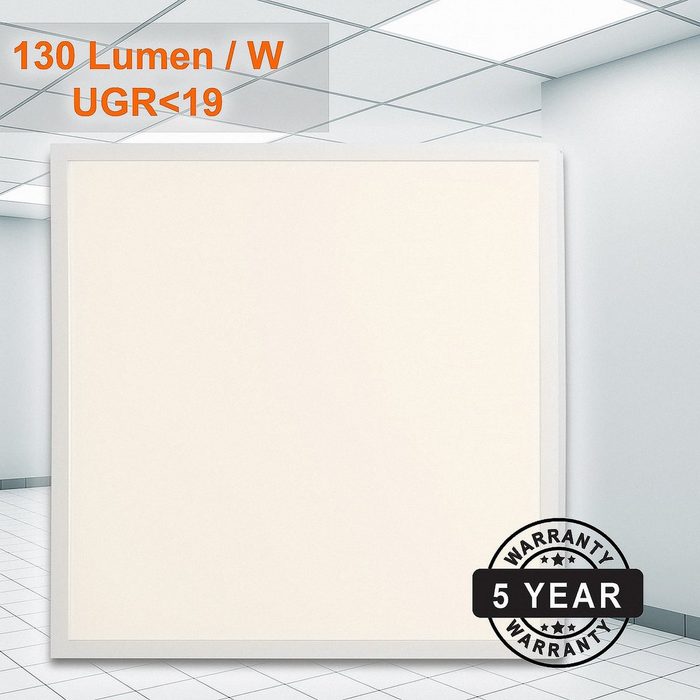 Mextronic Panel LED Einlegepanel 62x62 40W (W) 840 Neutralweiß UGR19 universal dimmbar