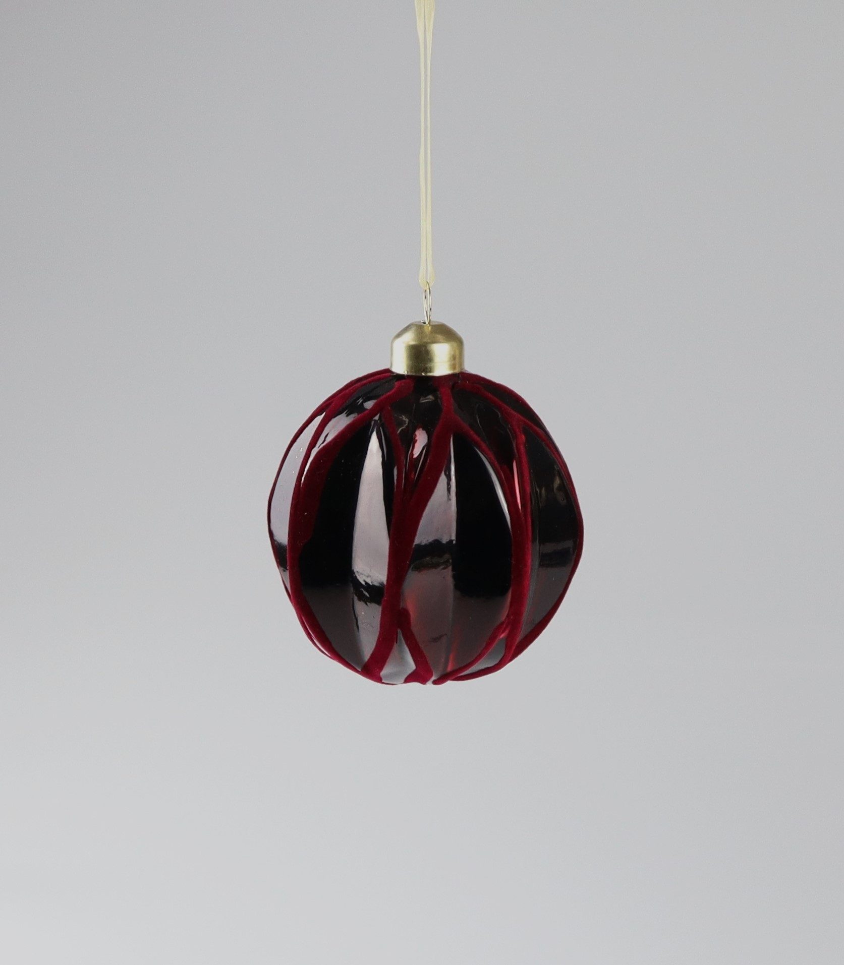 Weihnachtsbaumkugel aus Glas, Ø: 8 cm