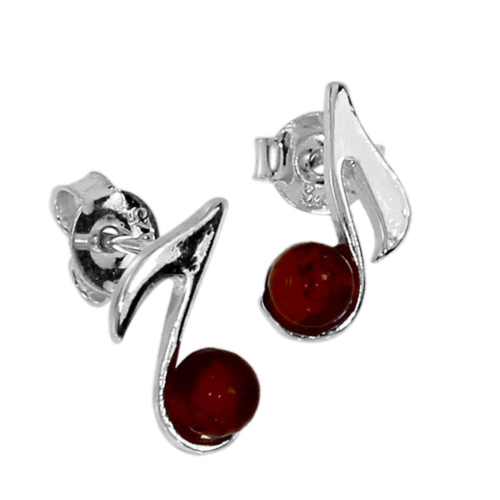 Paar Ohrstecker Ostsee-Schmuck Ohrstecker Note Ohrstecker Note