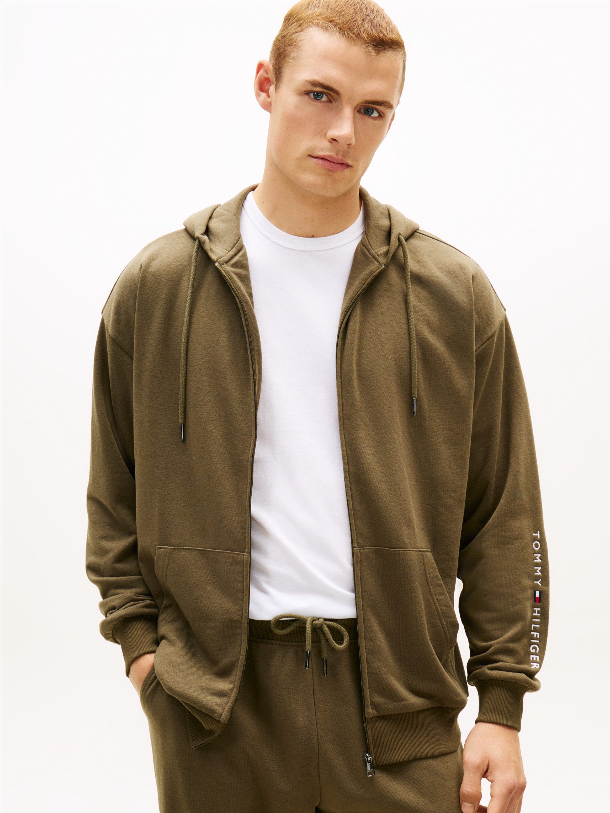 Tommy Hilfiger Underwear Sweatjacke Regular fit mit Kapuze – Bild 2 von 5