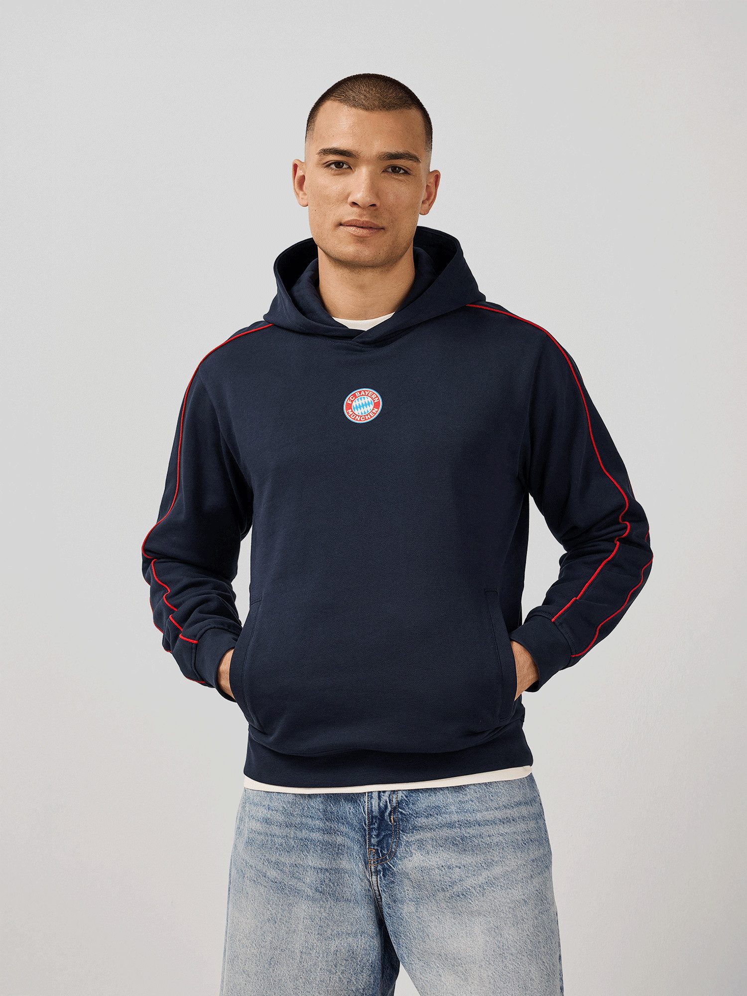 FC Bayern München Kapuzenpullover FC Bayern München, Hoodie Essentials, Herren, Navy