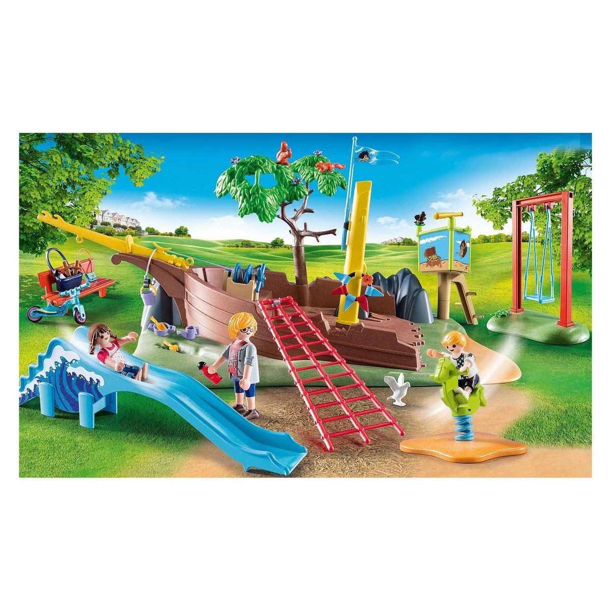 Playmobil® Spielwelt PLAYMOBIL® 70741 - City Life - Abenteuerspielplatz mit Schiff