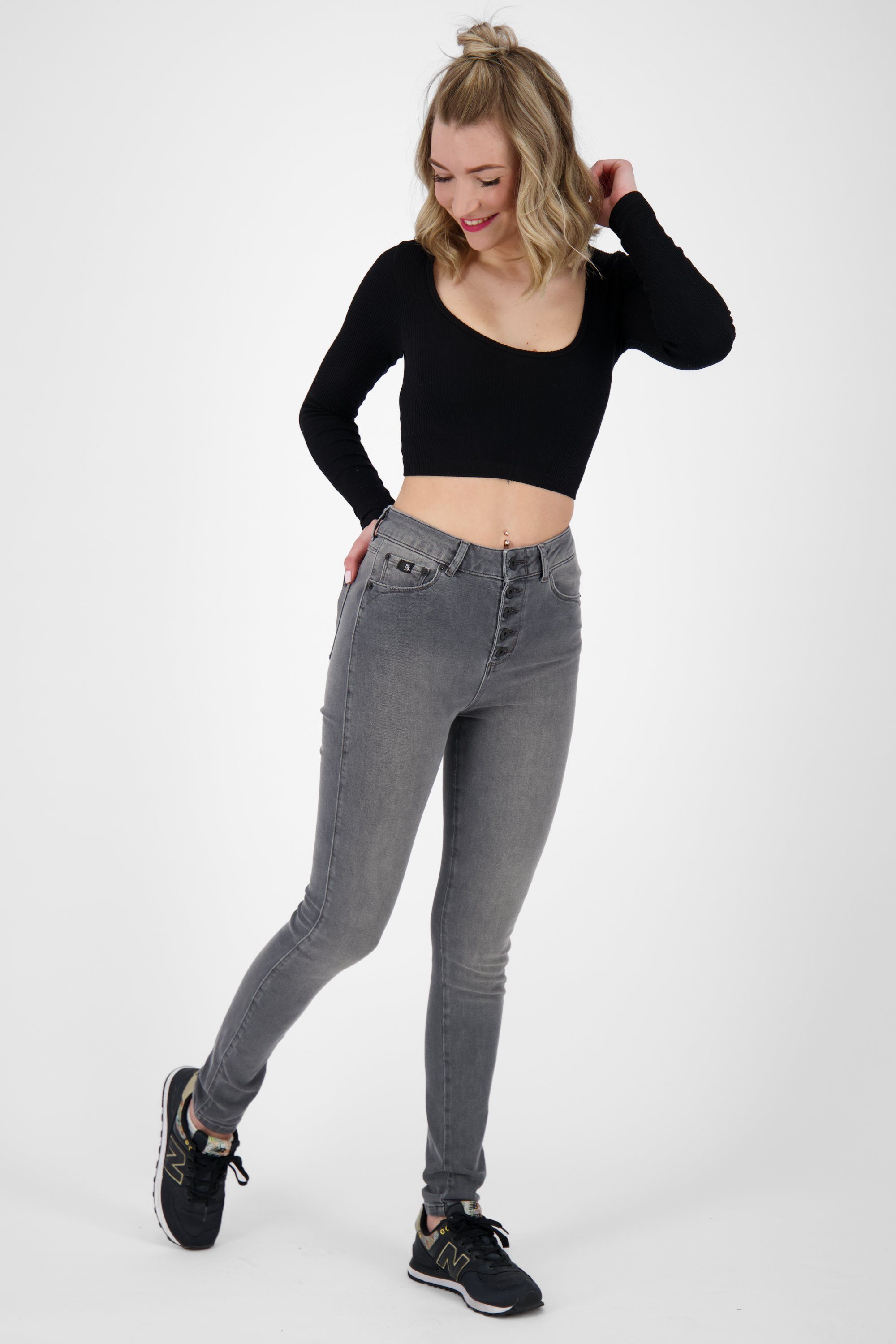 Pants Q Damen heavy Mom-Jeans DNM washed Jeanshose Alife LeonoraAK Kickin steal & denim