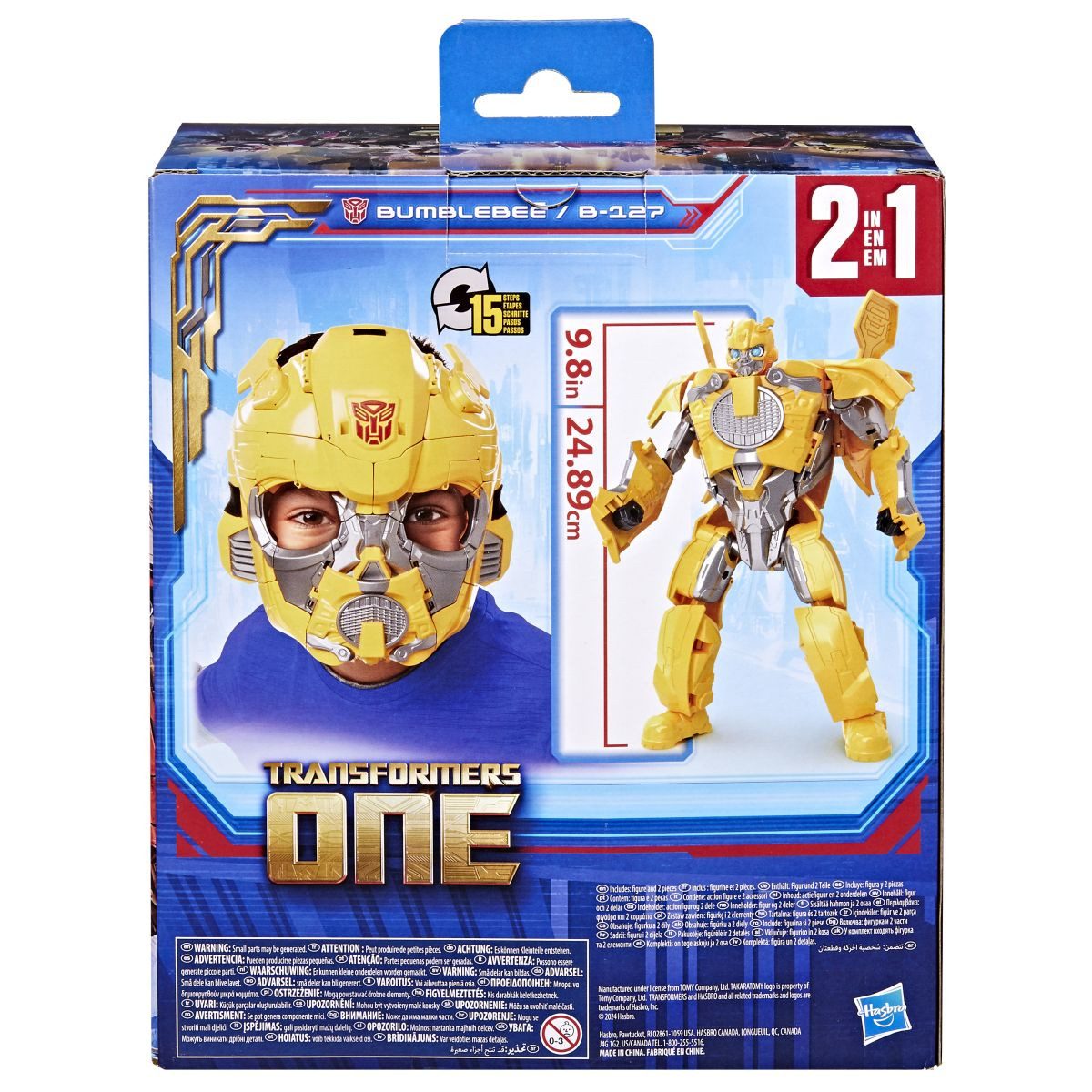 Hasbro Actionfigur Transformers One 2 in 1 Maske Bumblebee B-127