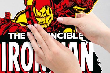 Komar Wandtattoo Iron Man Comic Classic (1 St), 50x70 cm (Breite x Höhe), selbstklebendes Wandtattoo