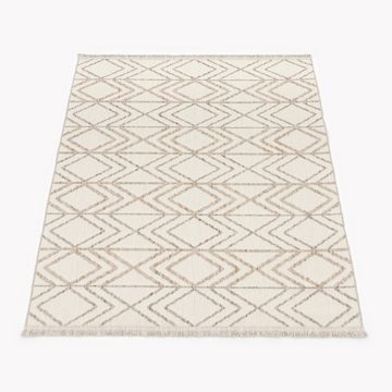Teppich Wohnzimmer Geometrisches Muster Boho Teppich, Paco Home, Läufer, Höhe: 21 mm