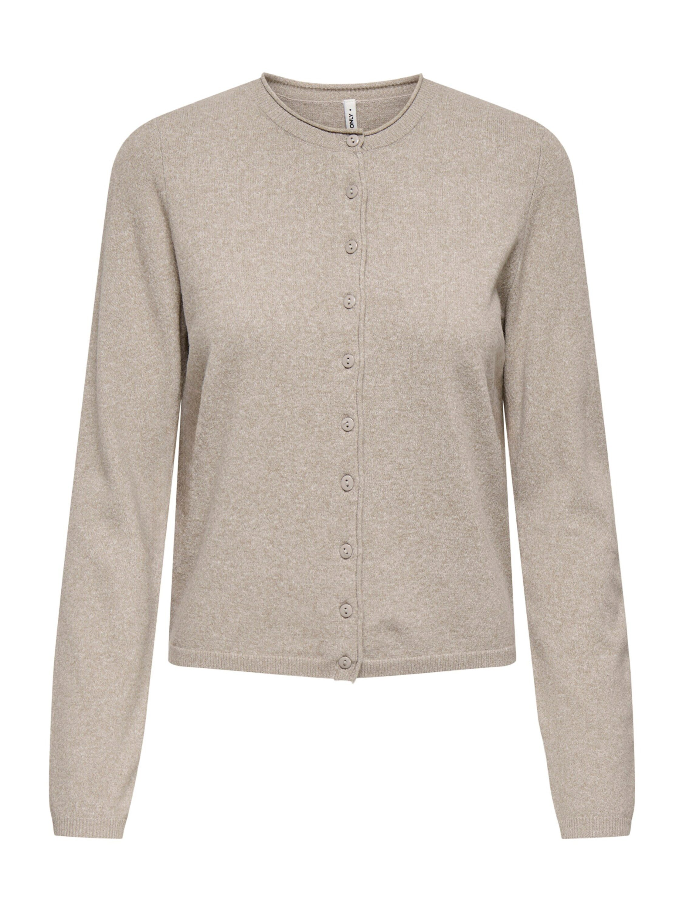 Strickjacke ONLLOYAL LIFE LS O-NECK BUT CAR KNT NOOS