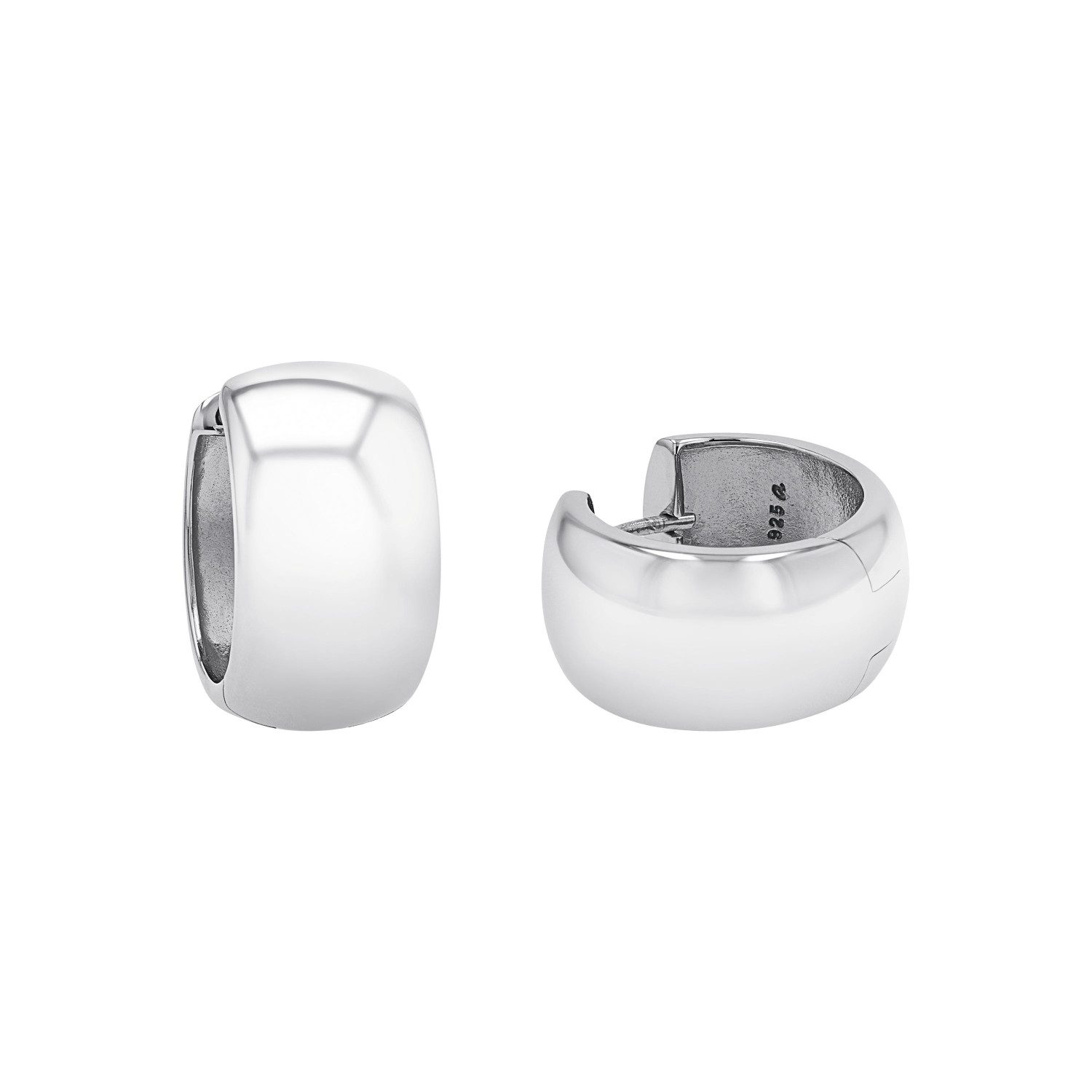 Amor Paar Creolen Amor Creolen für Damen, 925 Sterling Silber (Creolen, 2-tlg)