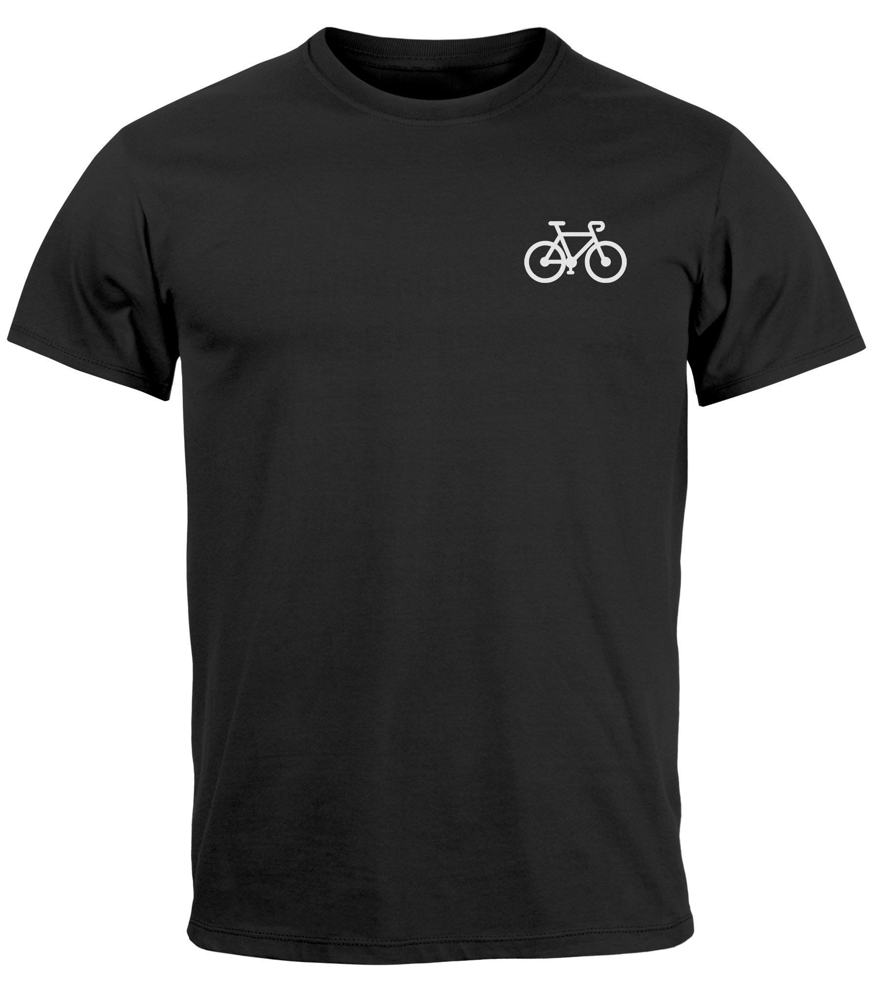 Neverless Print-Shirt Herren T-Shirt Fahrrad Bike günstig online kaufen