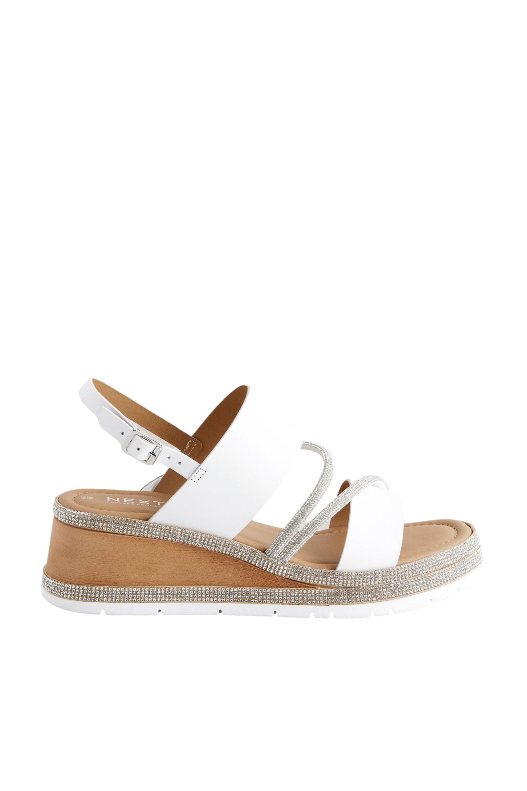 Next Forever Comfort® Leder-Slingbacks mit Keilabsatz Keilpumps (1-tlg)