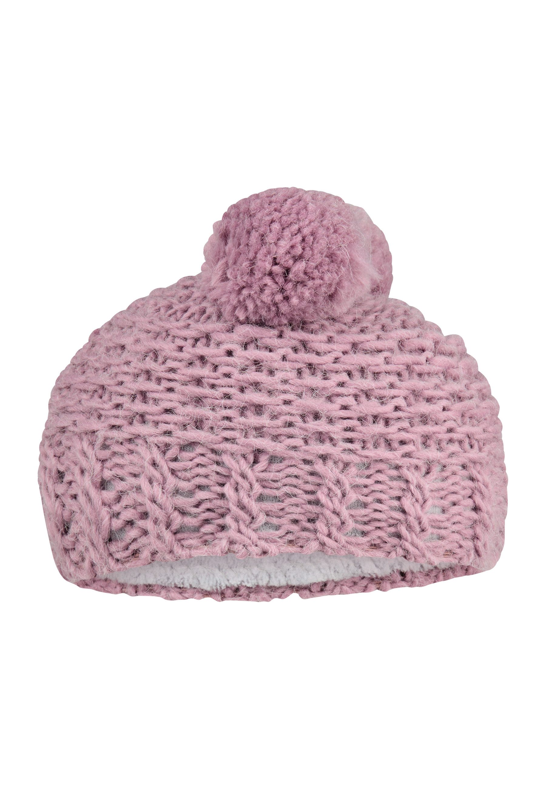 Sterntaler® Bommelmütze Bommelmütze Struktur (1-St)