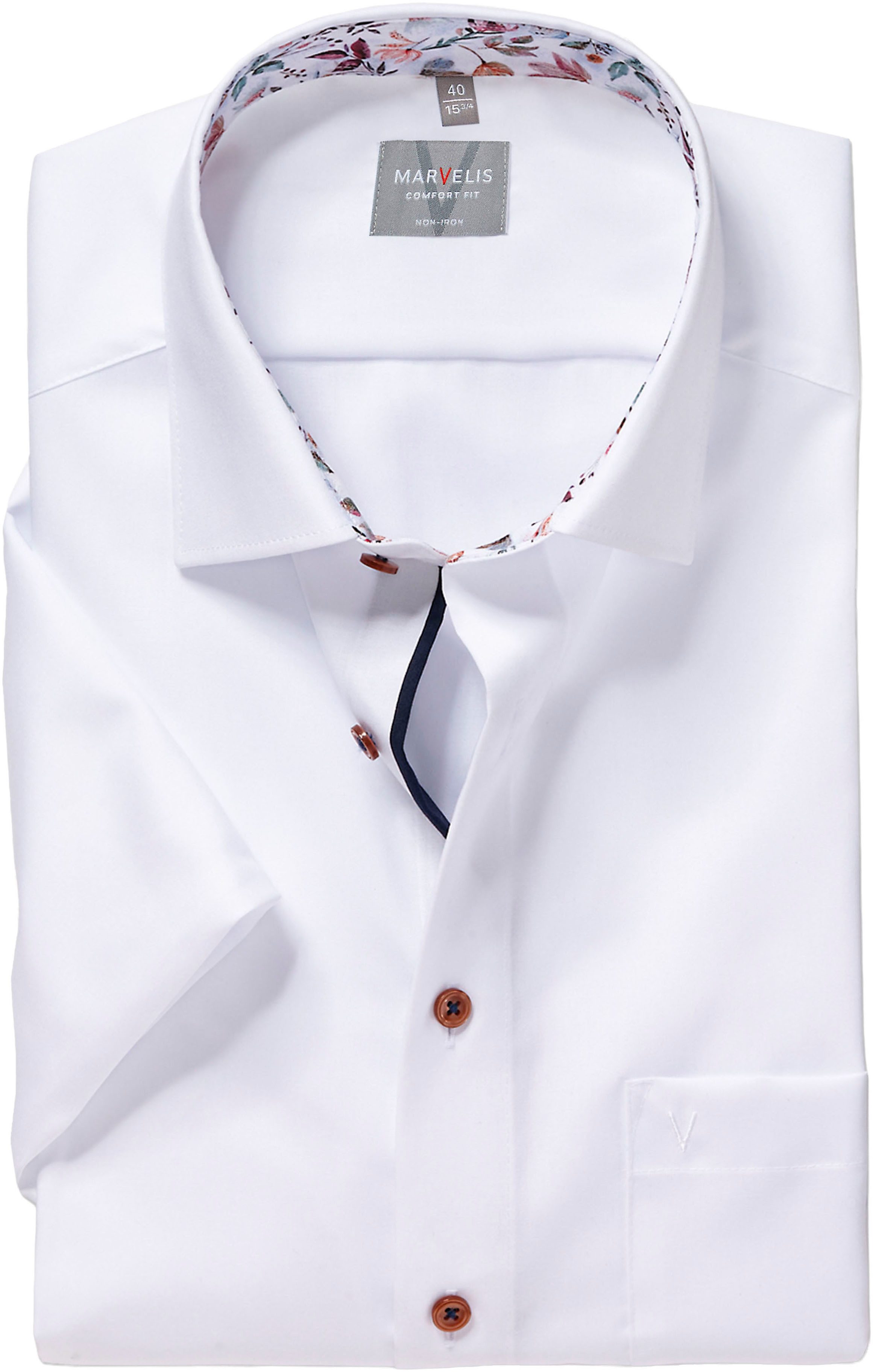 MARVELIS Kurzarmhemd Lucky bügelfrei, comfort fit